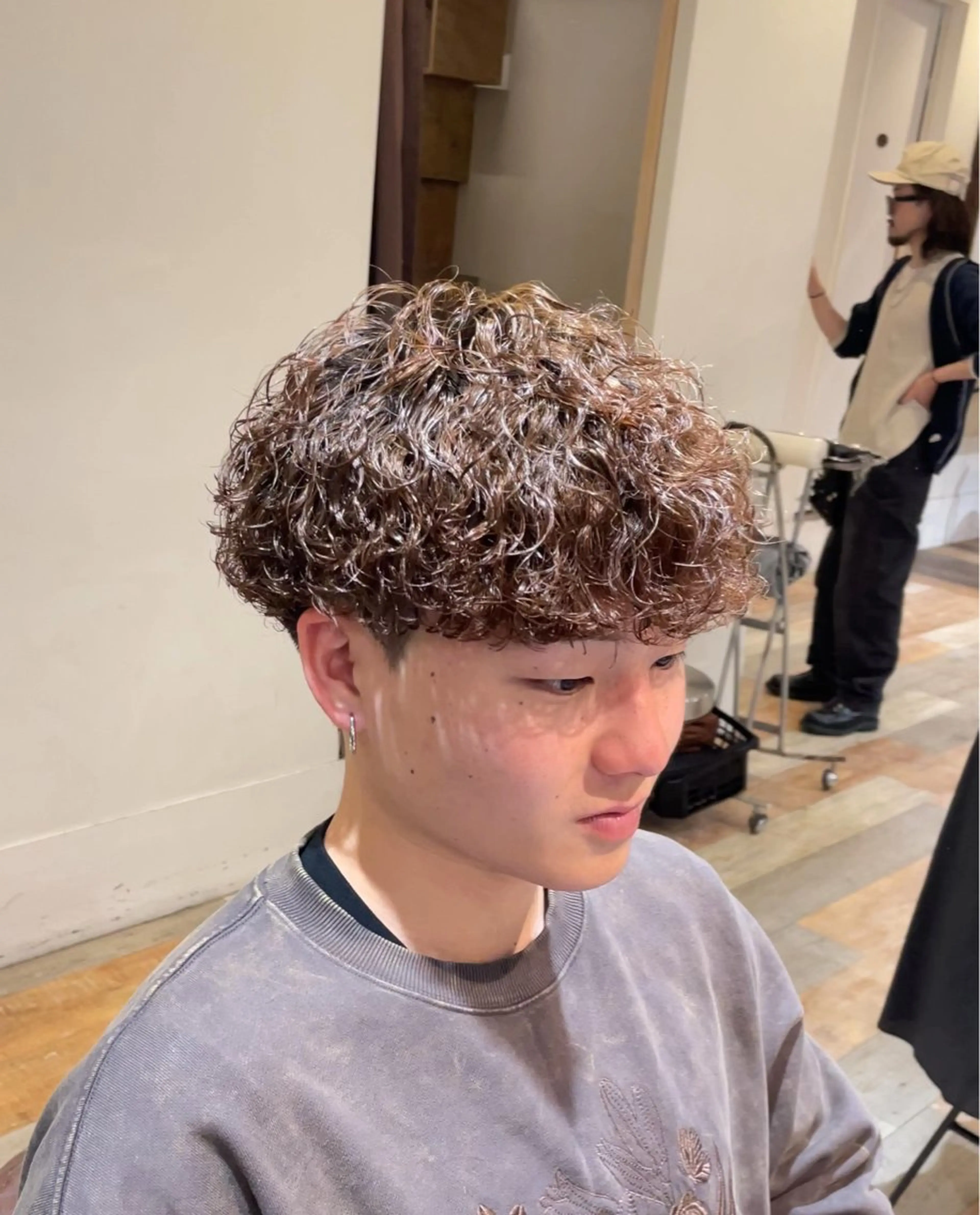 🧢メンズカット＋フルカラー🟦の写真