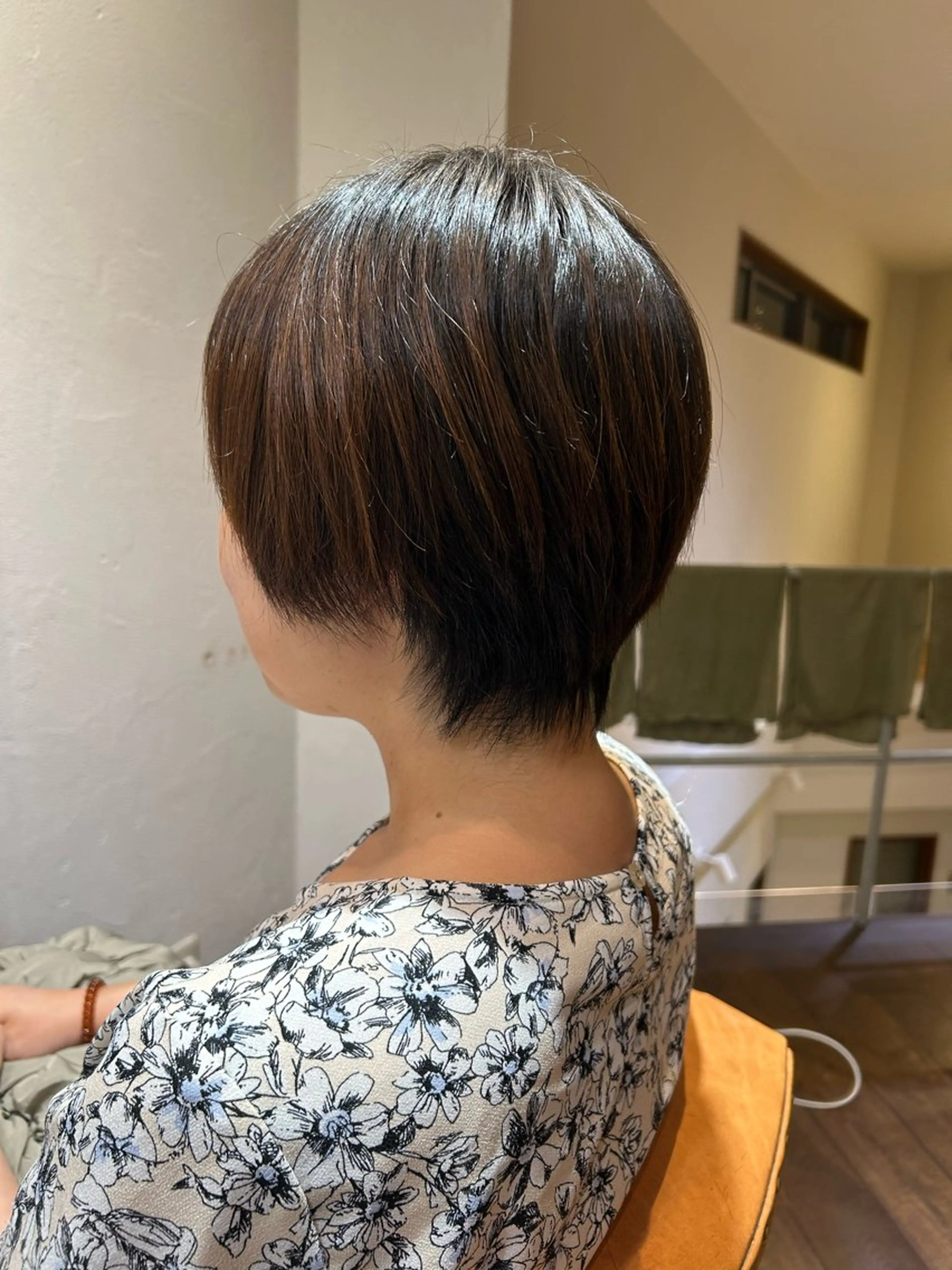 ショート カット ヘアカラー トリートメント 髪質改善/レイヤー/ 井上　陽のヘアスタイル