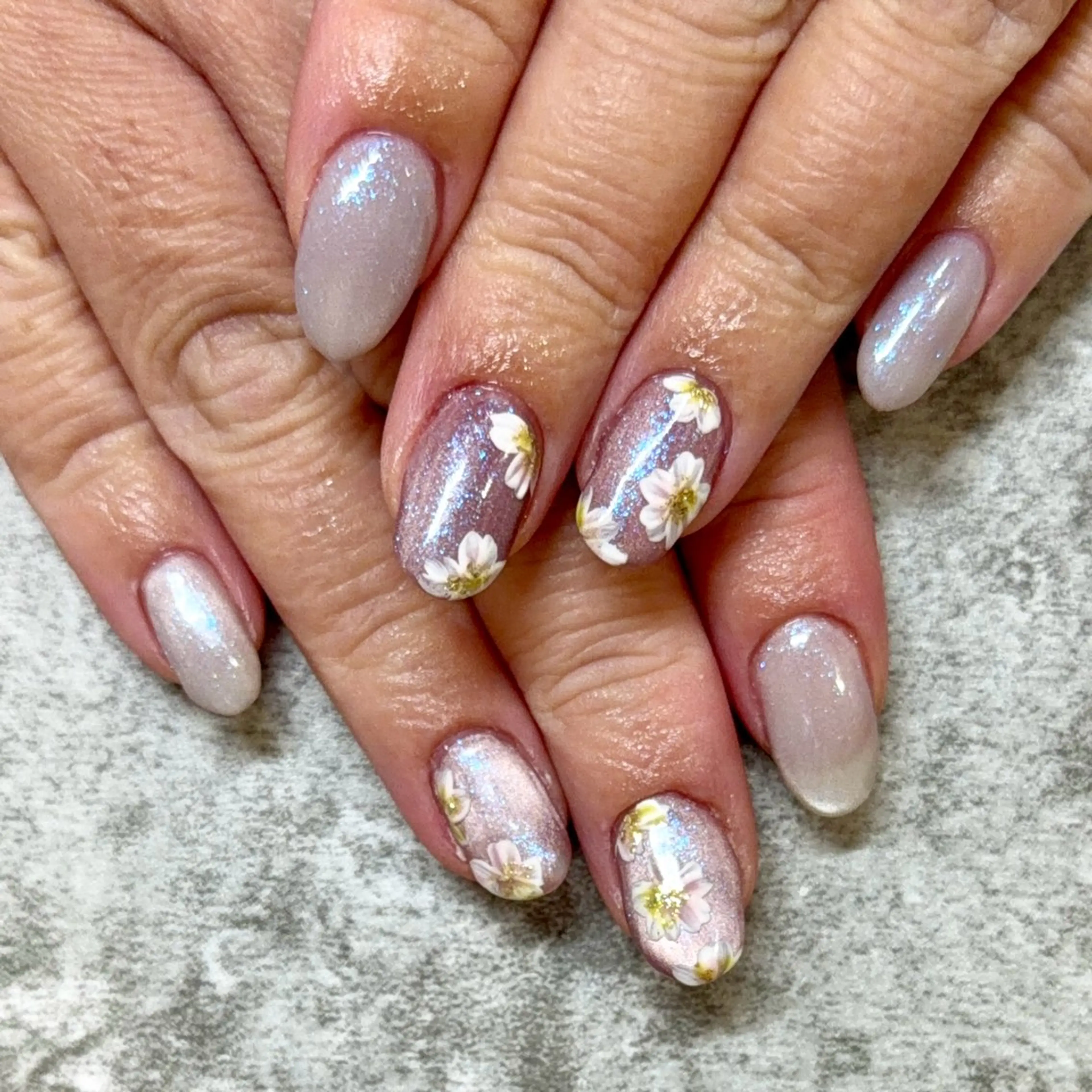 ネイル 桜ネイル ピンク 春ネイル ハンドネイル Souriant Hitomiのネイルデザイン