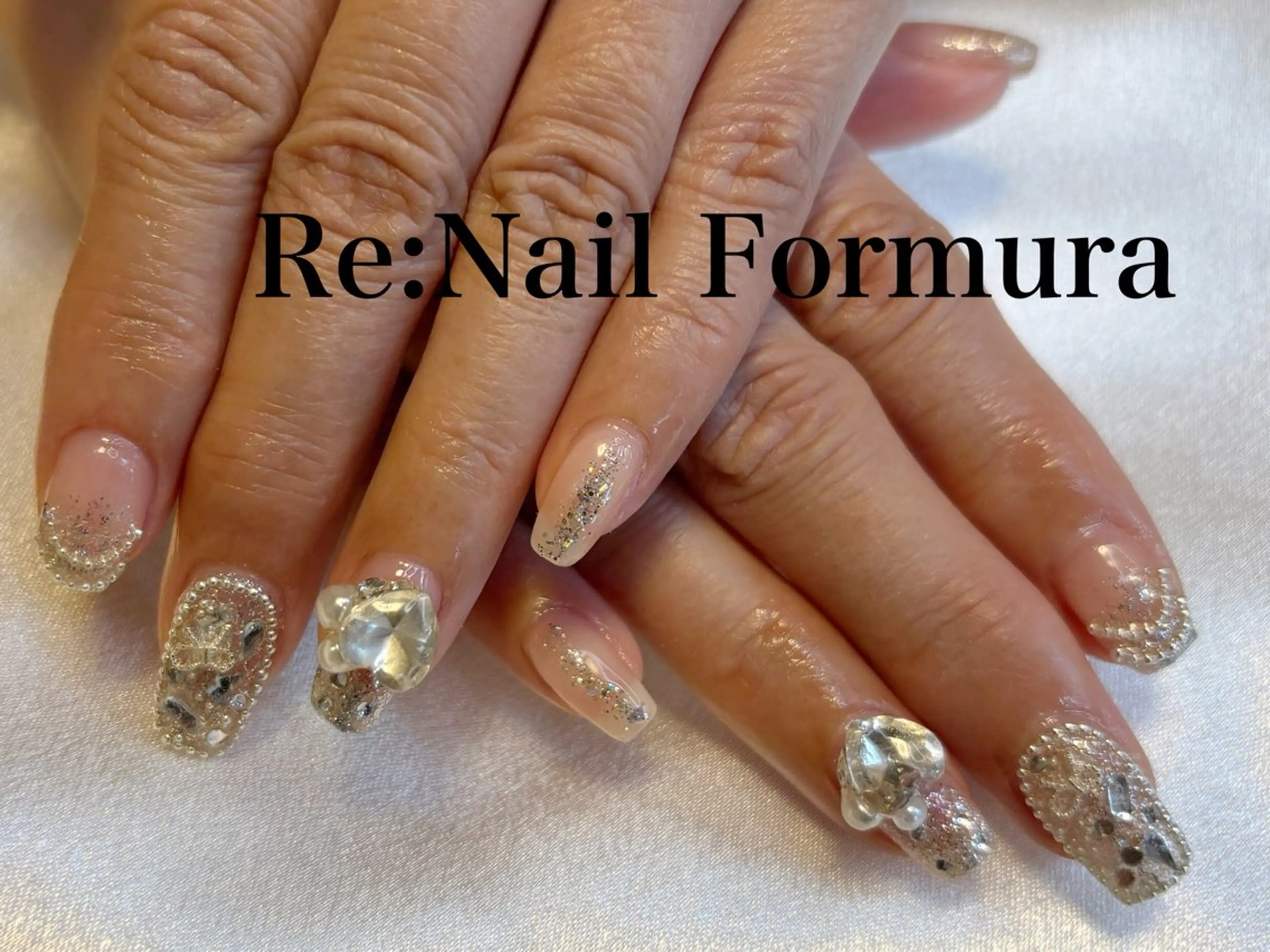 ミディアム ハンドネイル Re:Nail Formula所属・kido chieのネイルデザイン