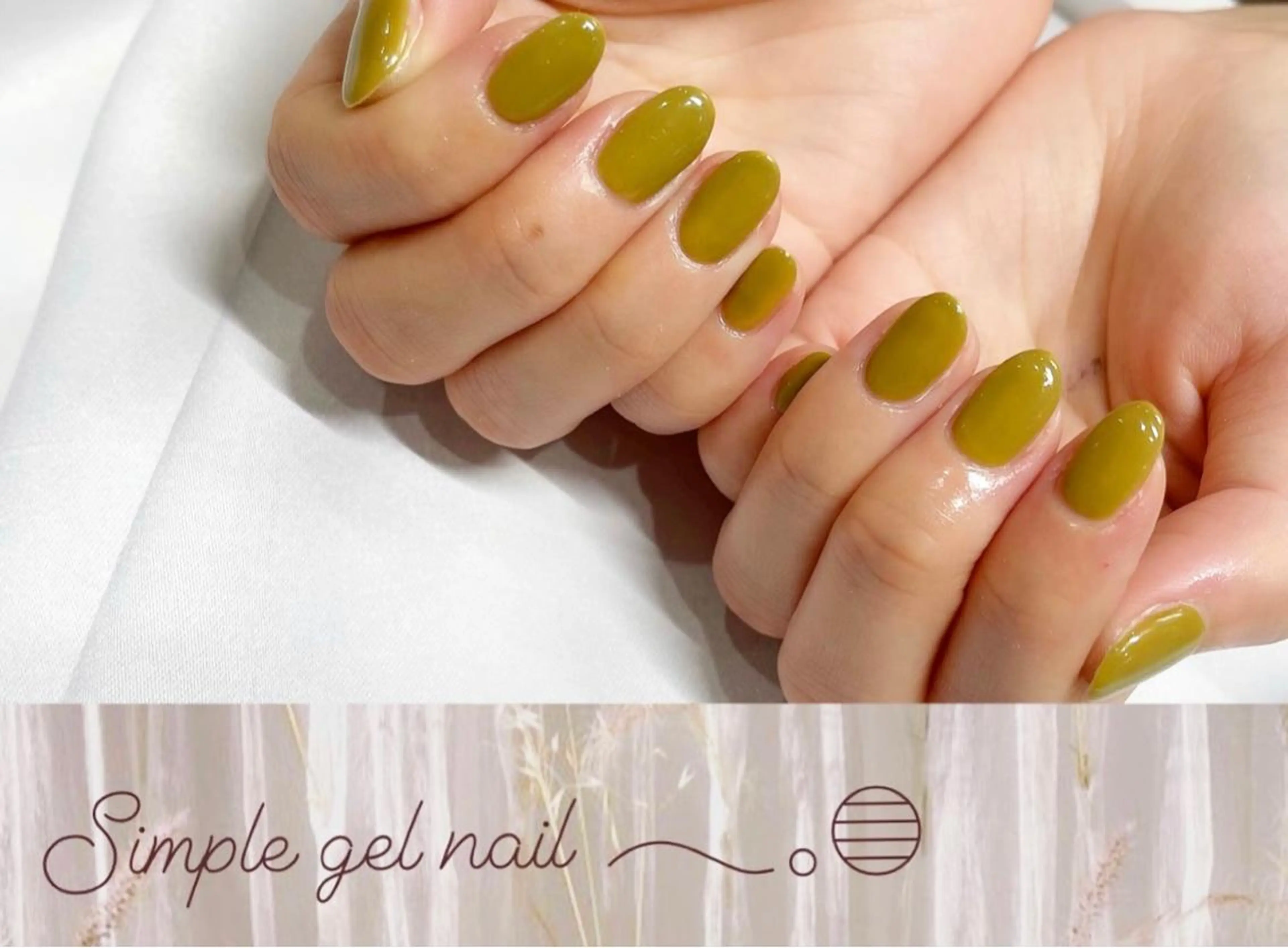 ネイル シンプルネイル Twinklenail所属・.ume. nailのネイルデザイン