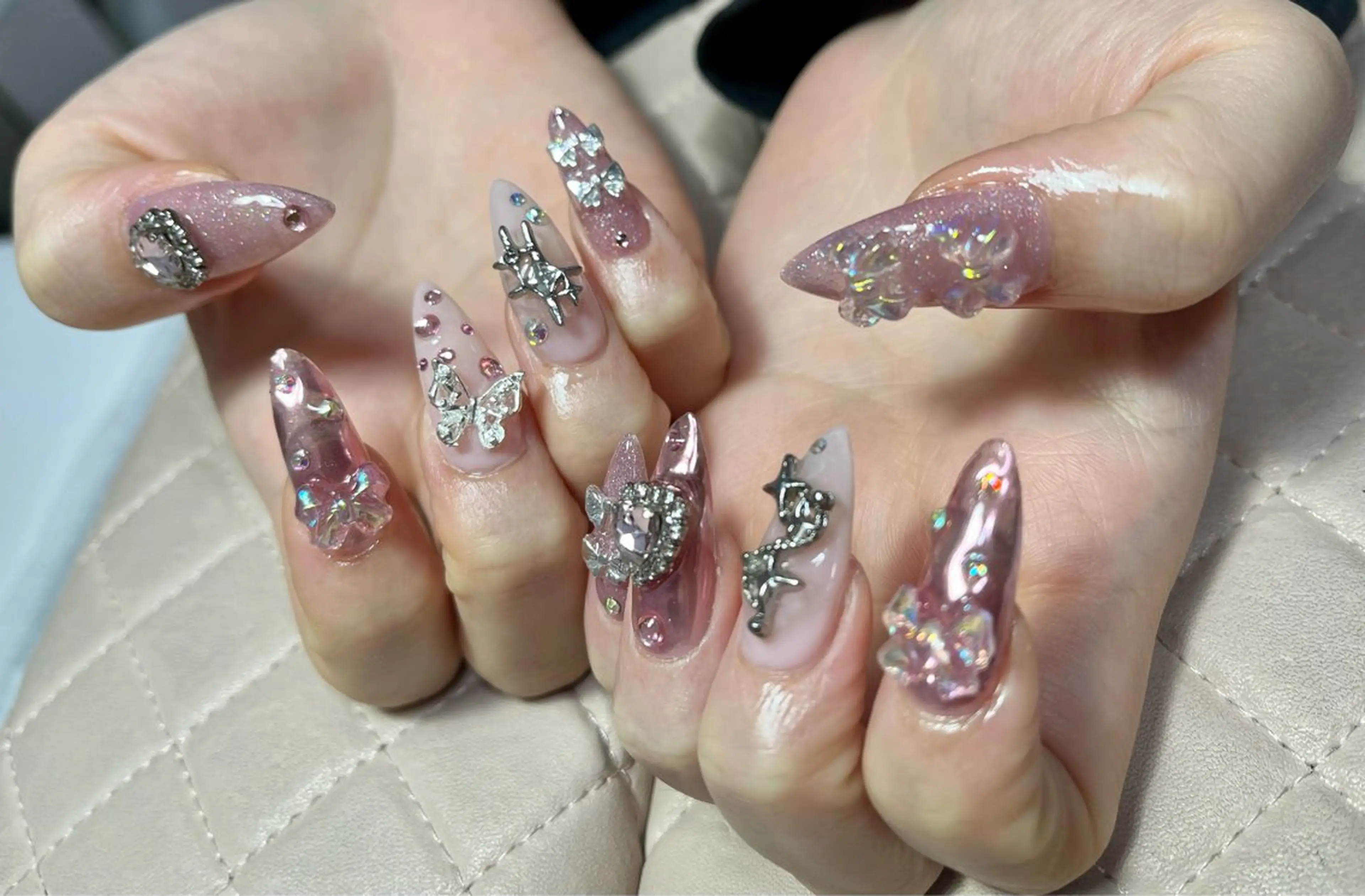 ネイル ハンドネイル goldgleams ちなのネイルデザイン