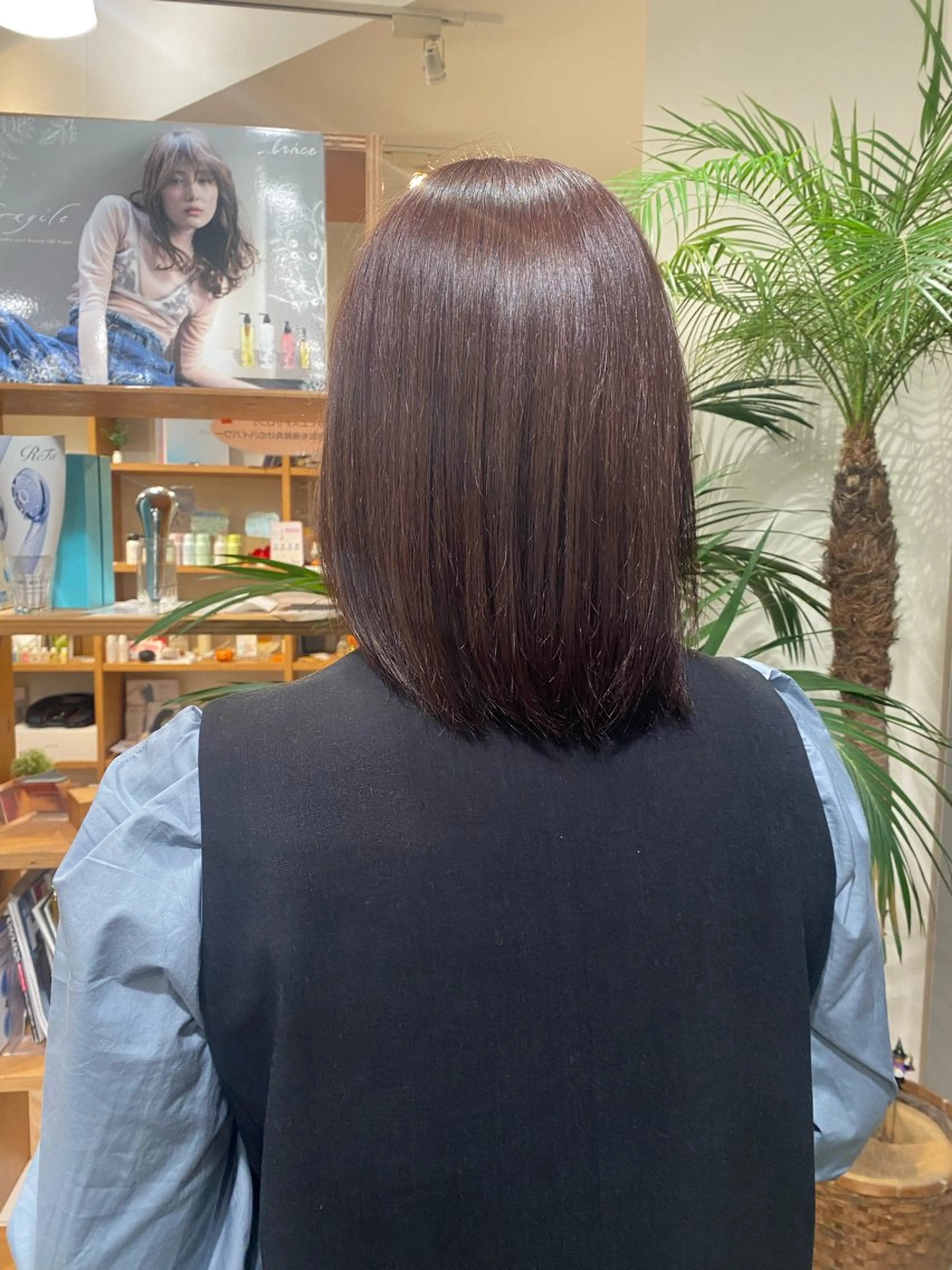 カラー みやもと みくのヘアスタイル