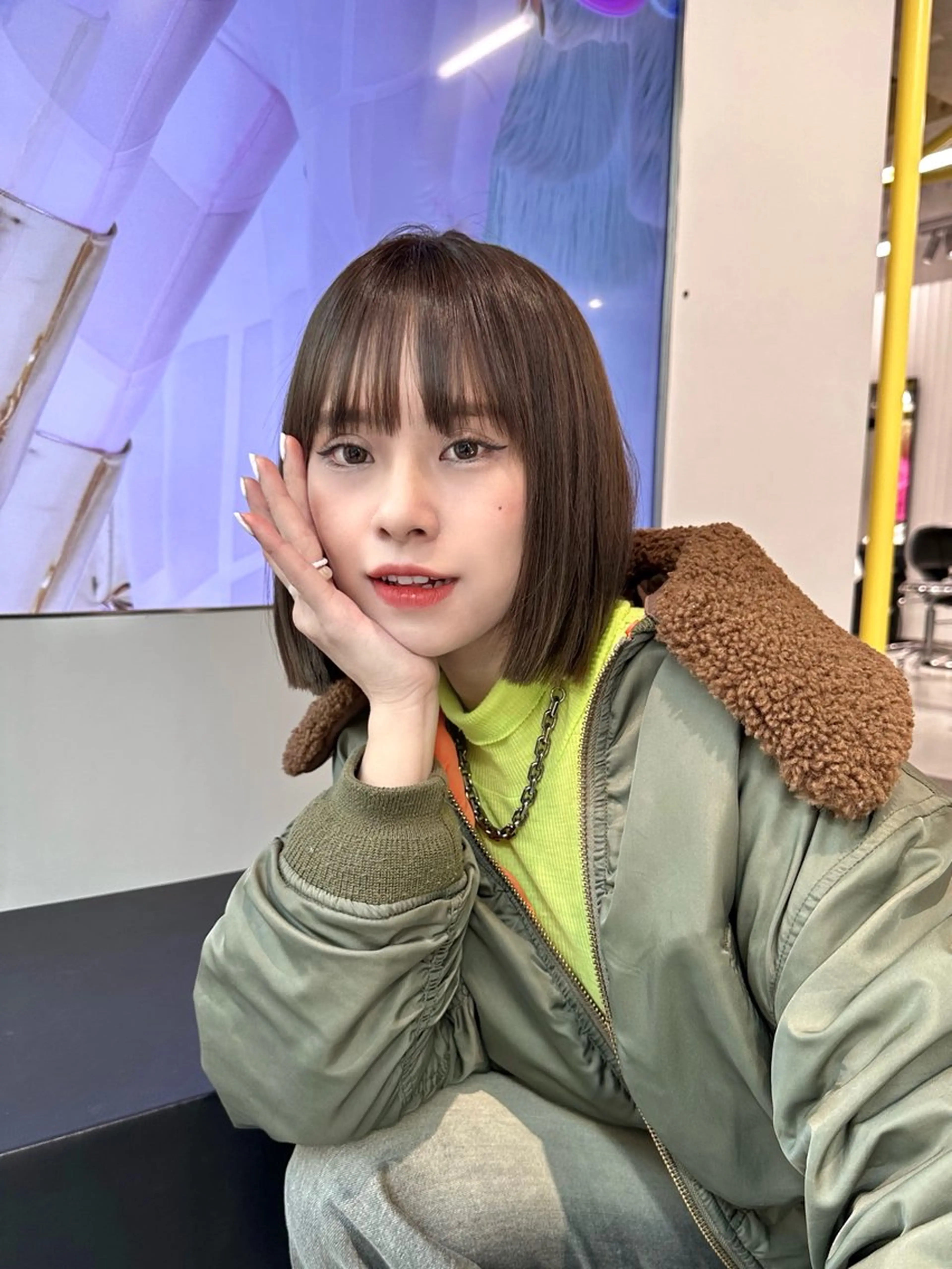 ショート ケアカラー ボブ DEAN 名駅 YUHIのヘアスタイル