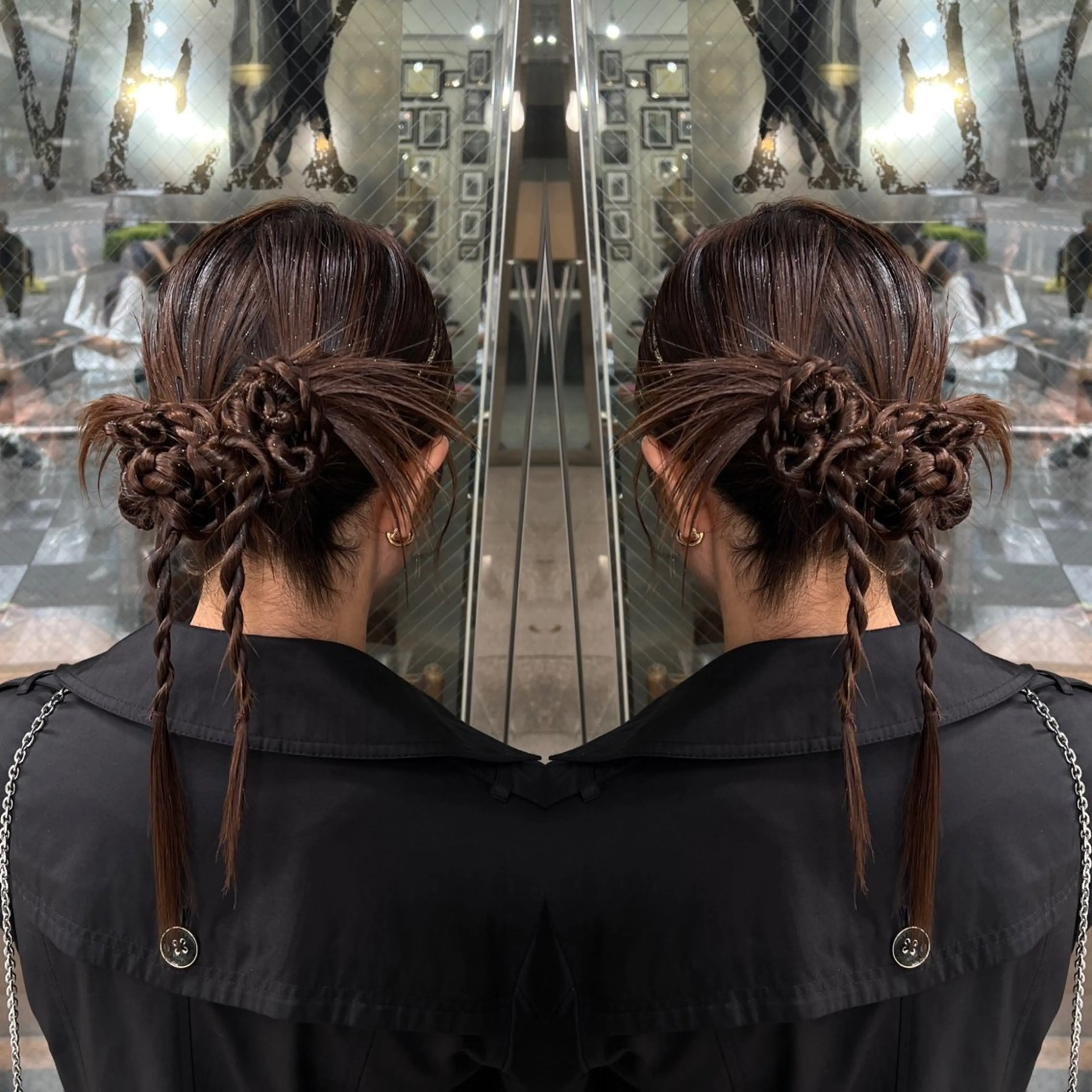 ロング ヘアアレンジ ヘアセット レイヤー/ボブ/ ミニボブ/AOIのヘアスタイル