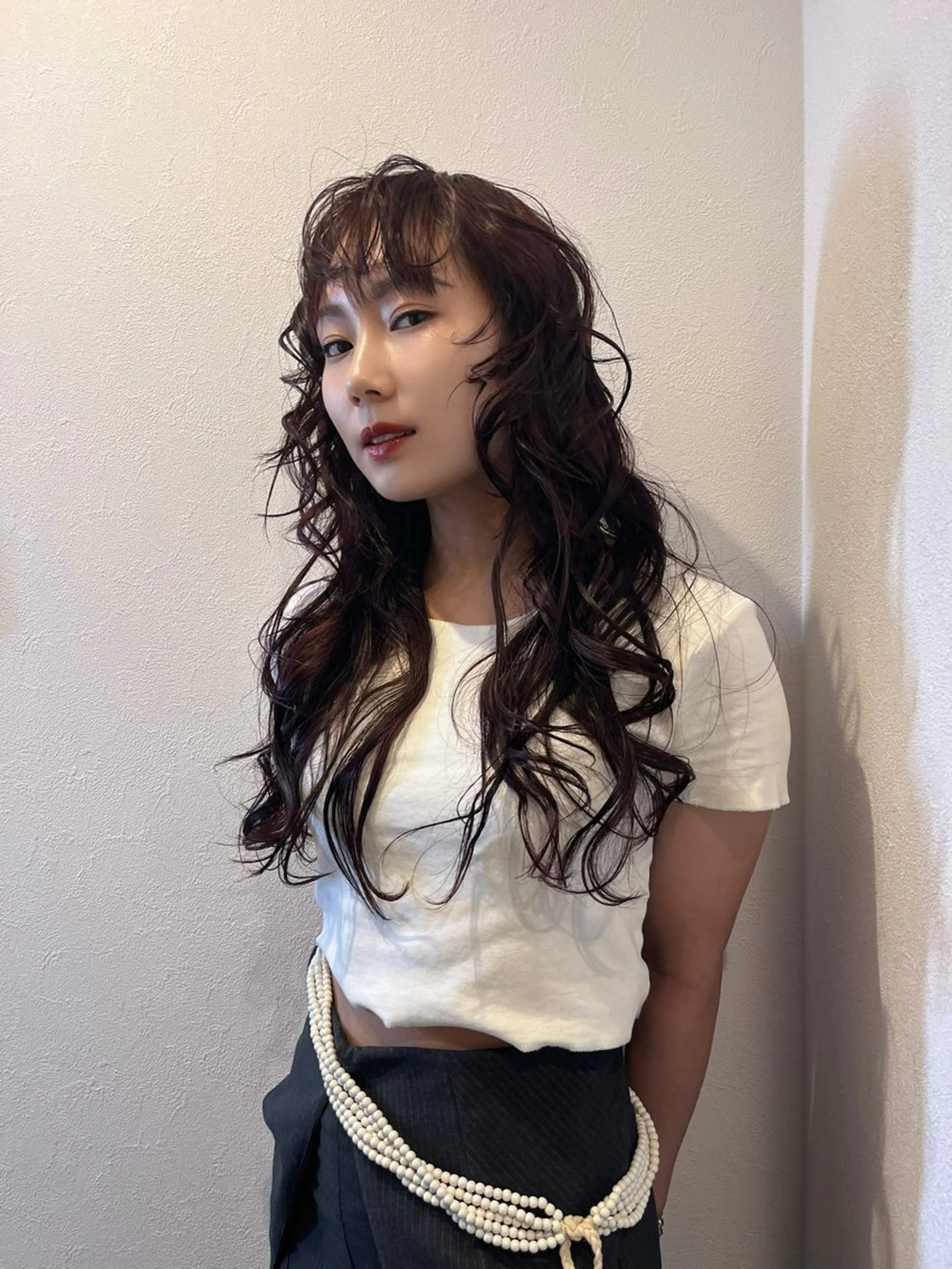 ミディアム カラー ベージュカラー ブリーチ デザインカラー ダブルカラー ハイトーンカラー 💖艶髪ブリーチ髪質 改善💖ケンシンのヘアスタイル