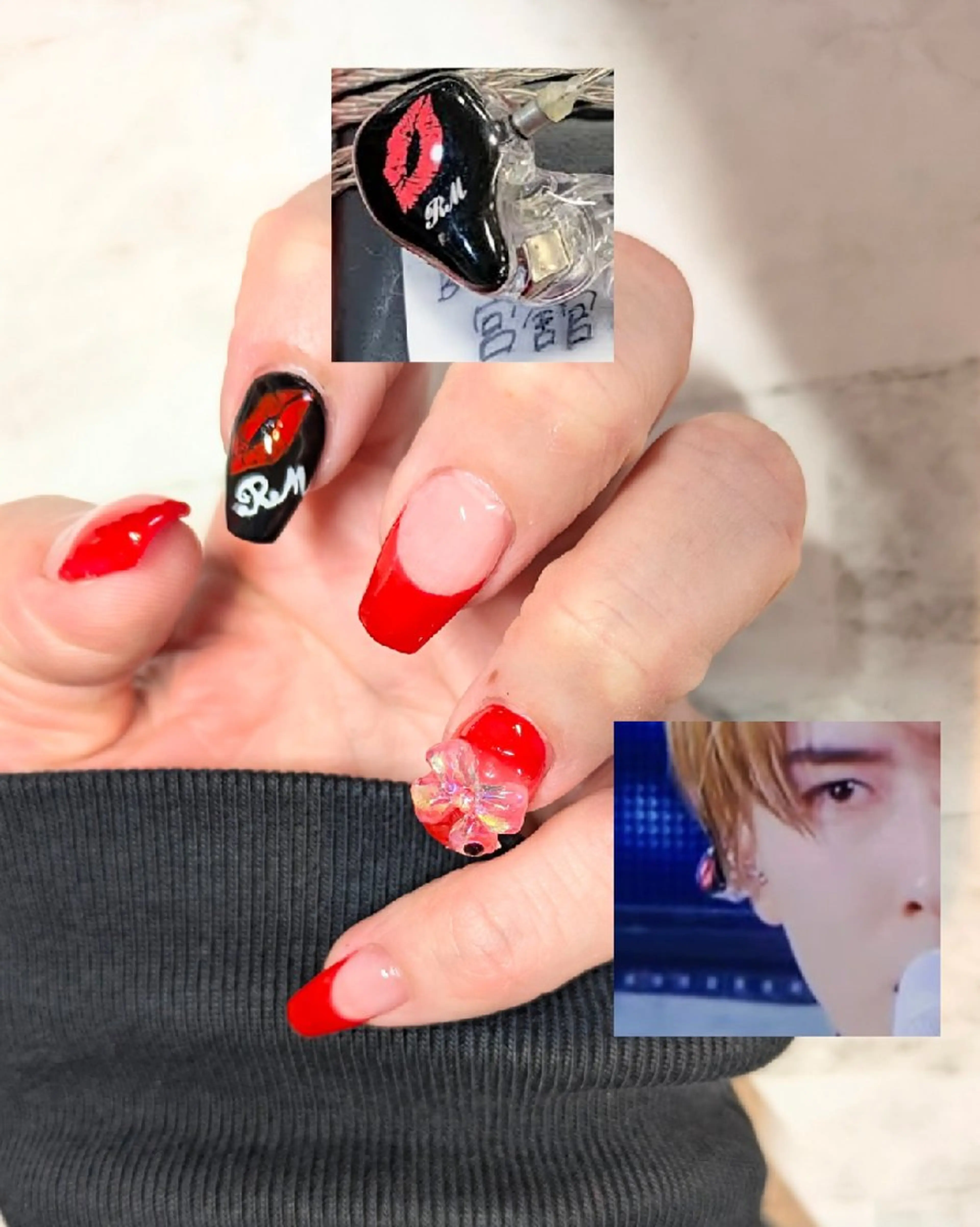 ネイル ハンドネイル La Belle Vie所属・imaichise 🧡💜推しネイルのネイルデザイン