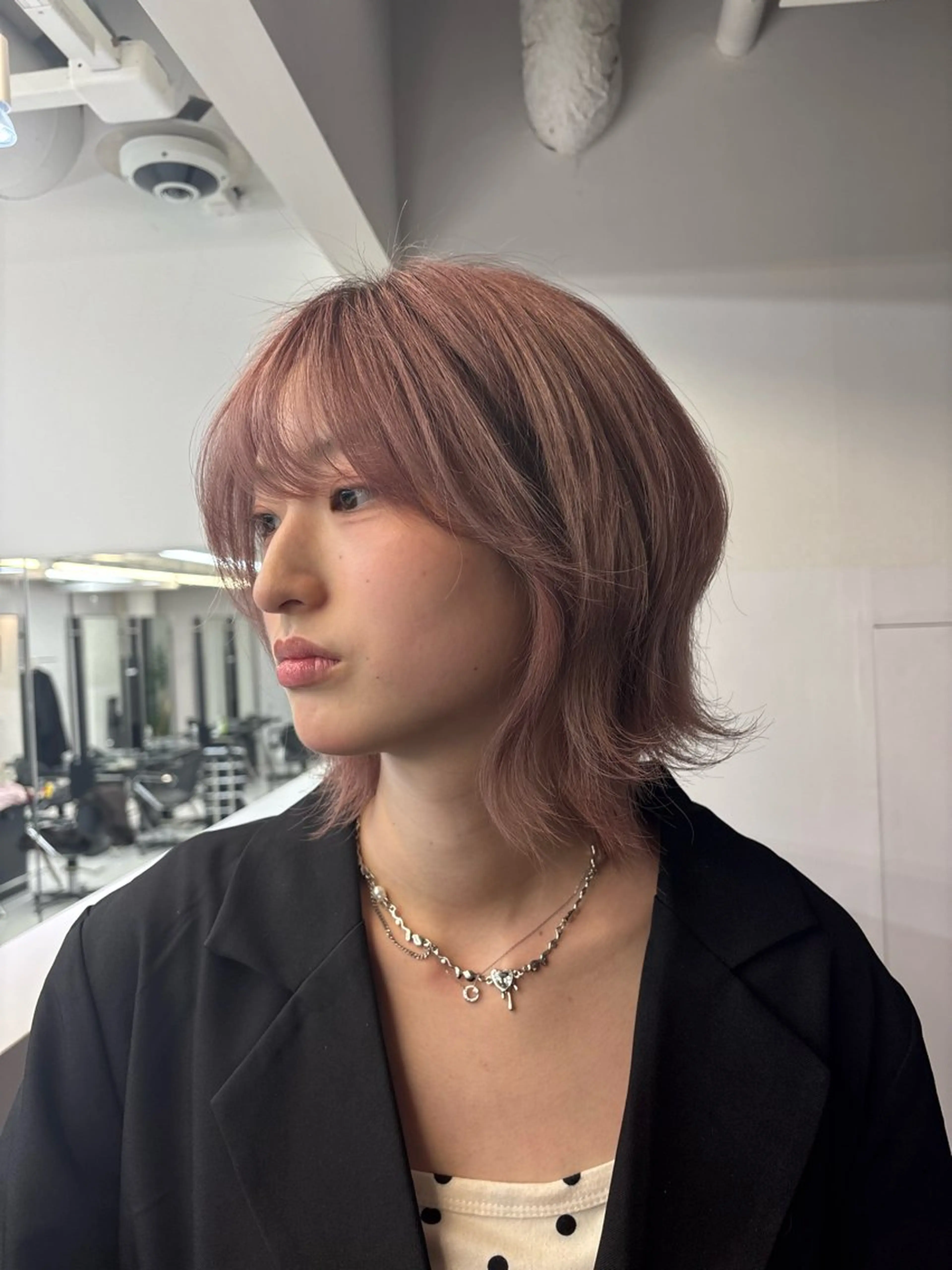 【小顔クビレ カット】✨白髪染め込み‼️の写真