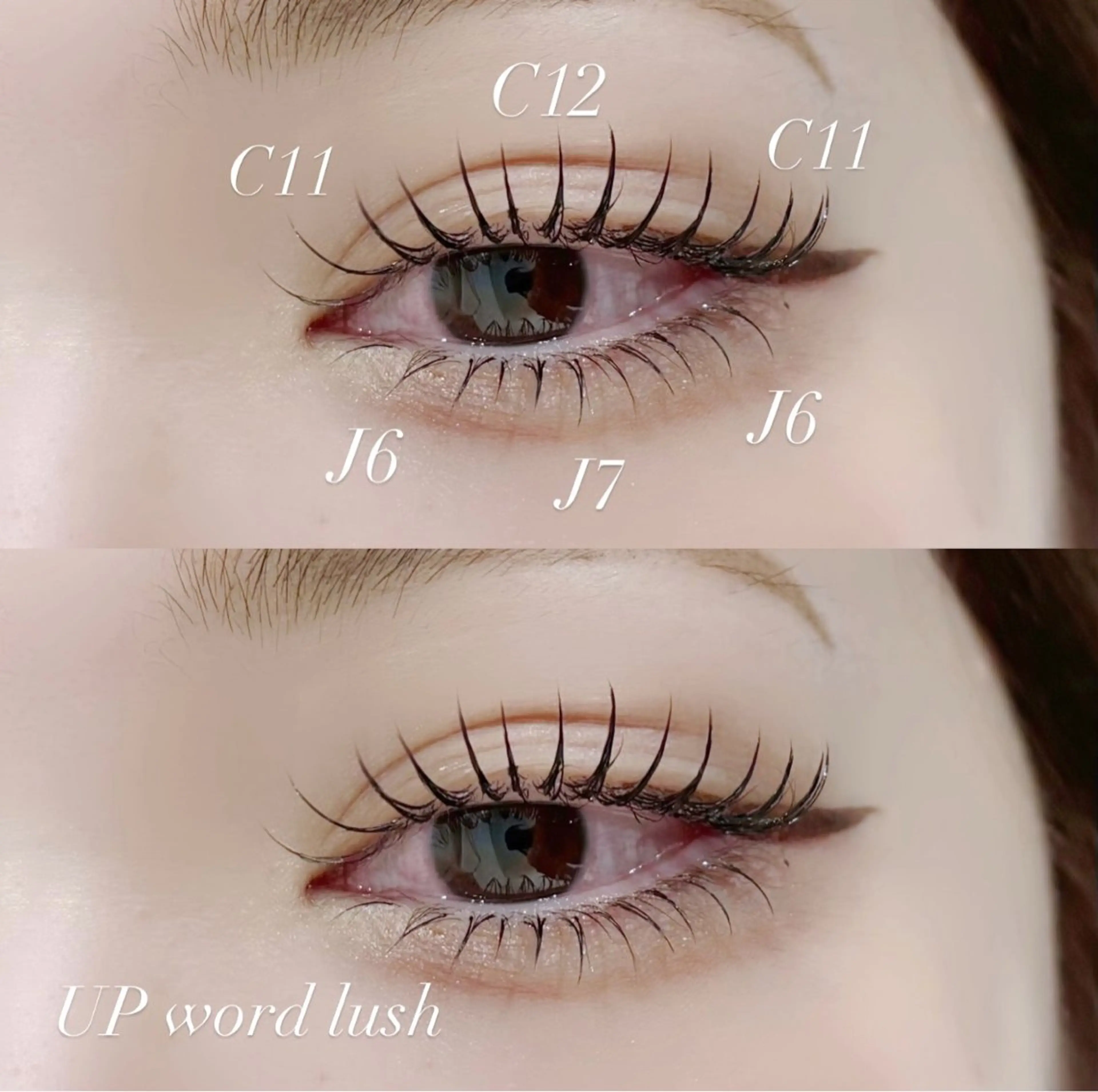 マツエク・マツパ EYELA YUKAのマツエク・マツパデザイン