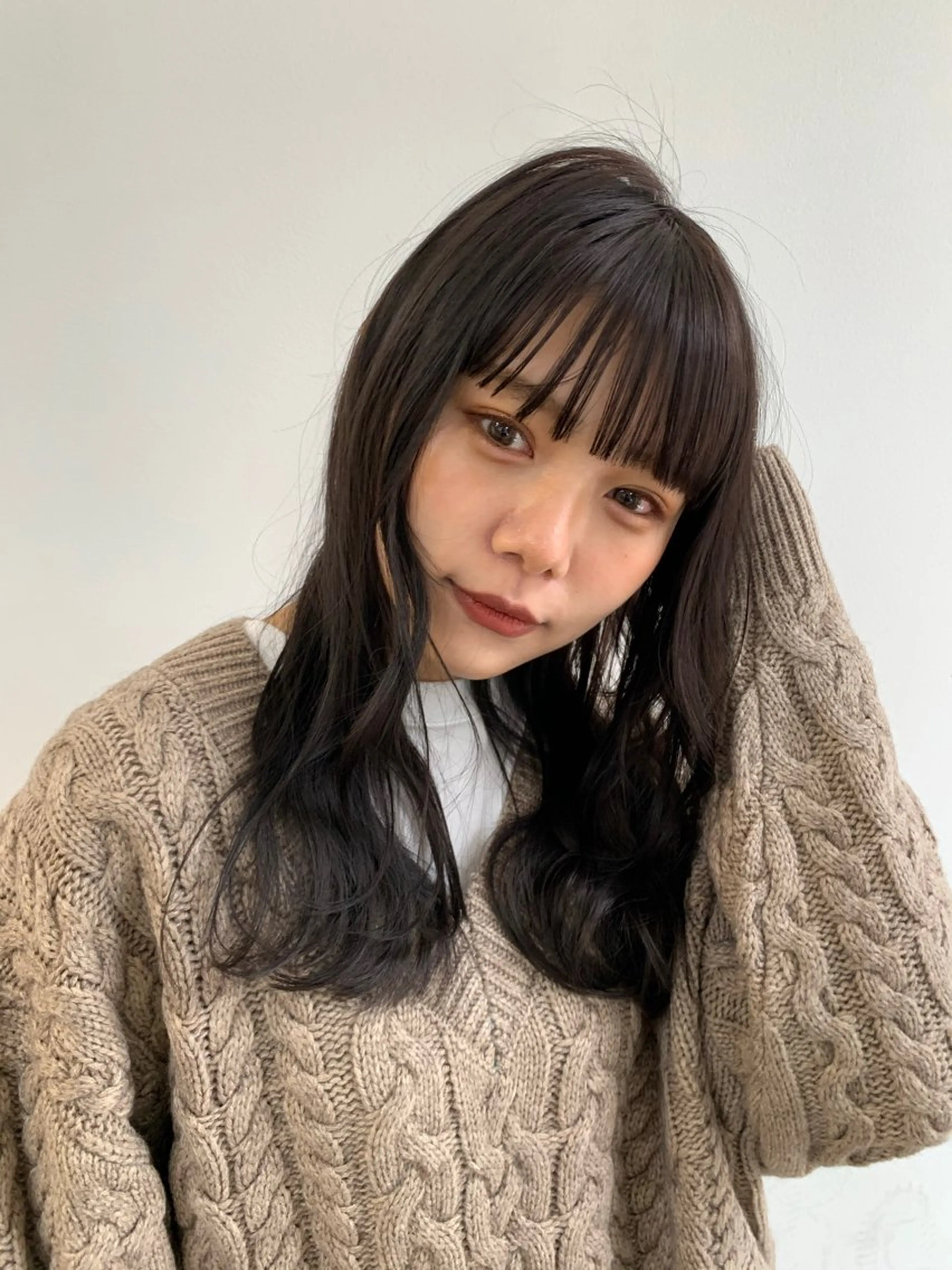 ロング カラー パーマ カット ヘアカラー トリートメント stylist/ボブ ことの/韓国レイヤーのヘアスタイル