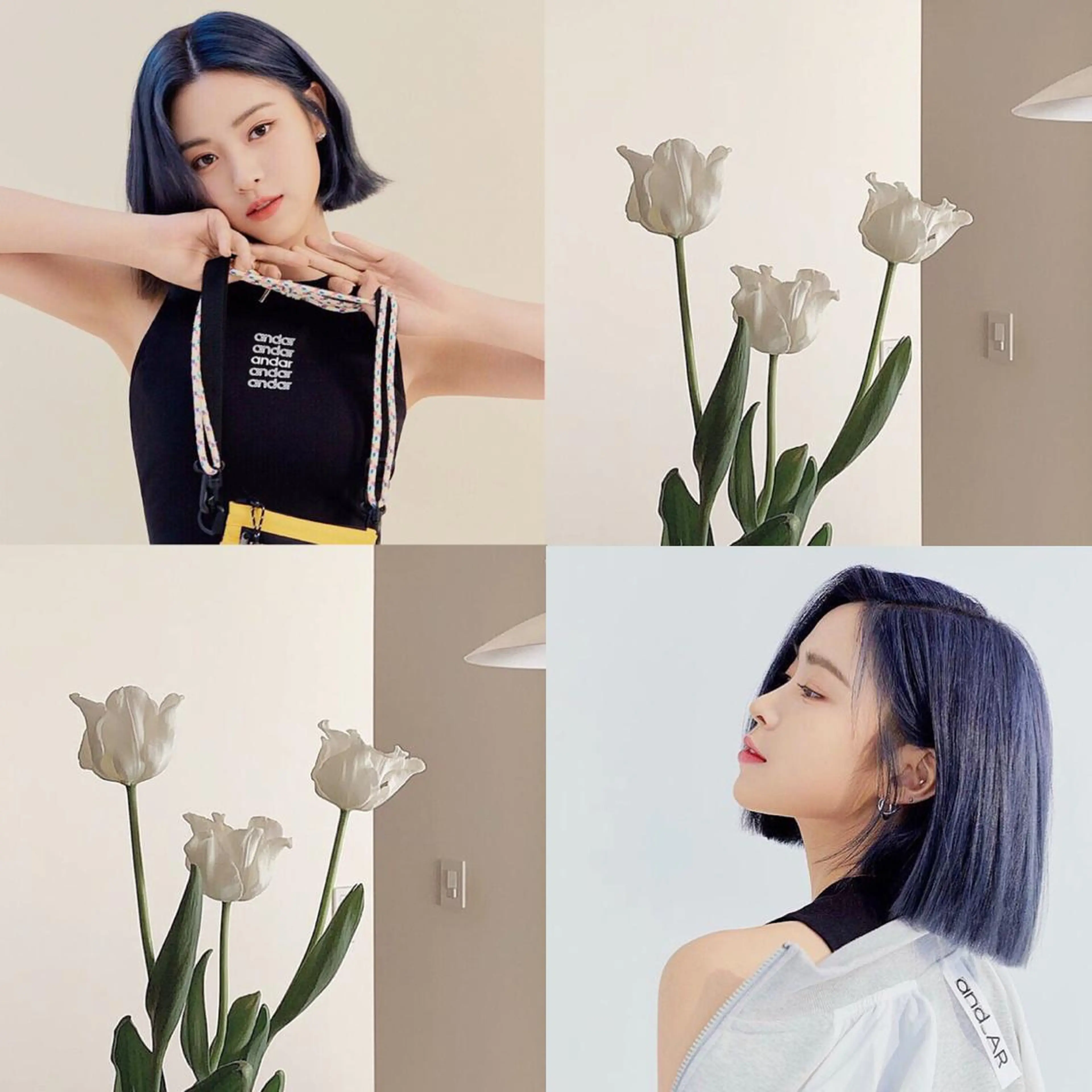 ミディアム カラー Sana / 韓国ヘア / カラーのヘアスタイル