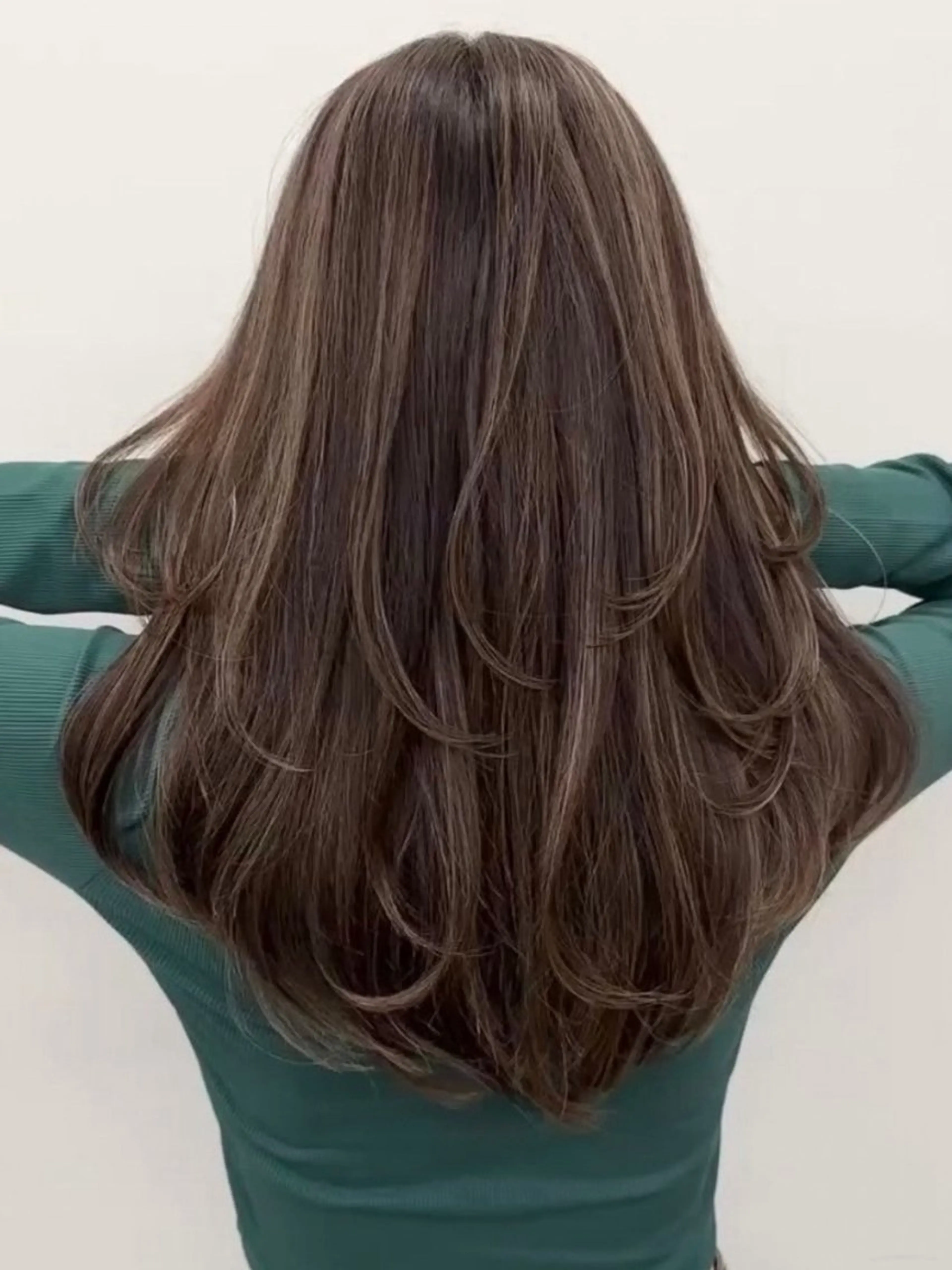 セミロング カラー ヘアアレンジ TOA/福岡 JIL BLANのヘアスタイル