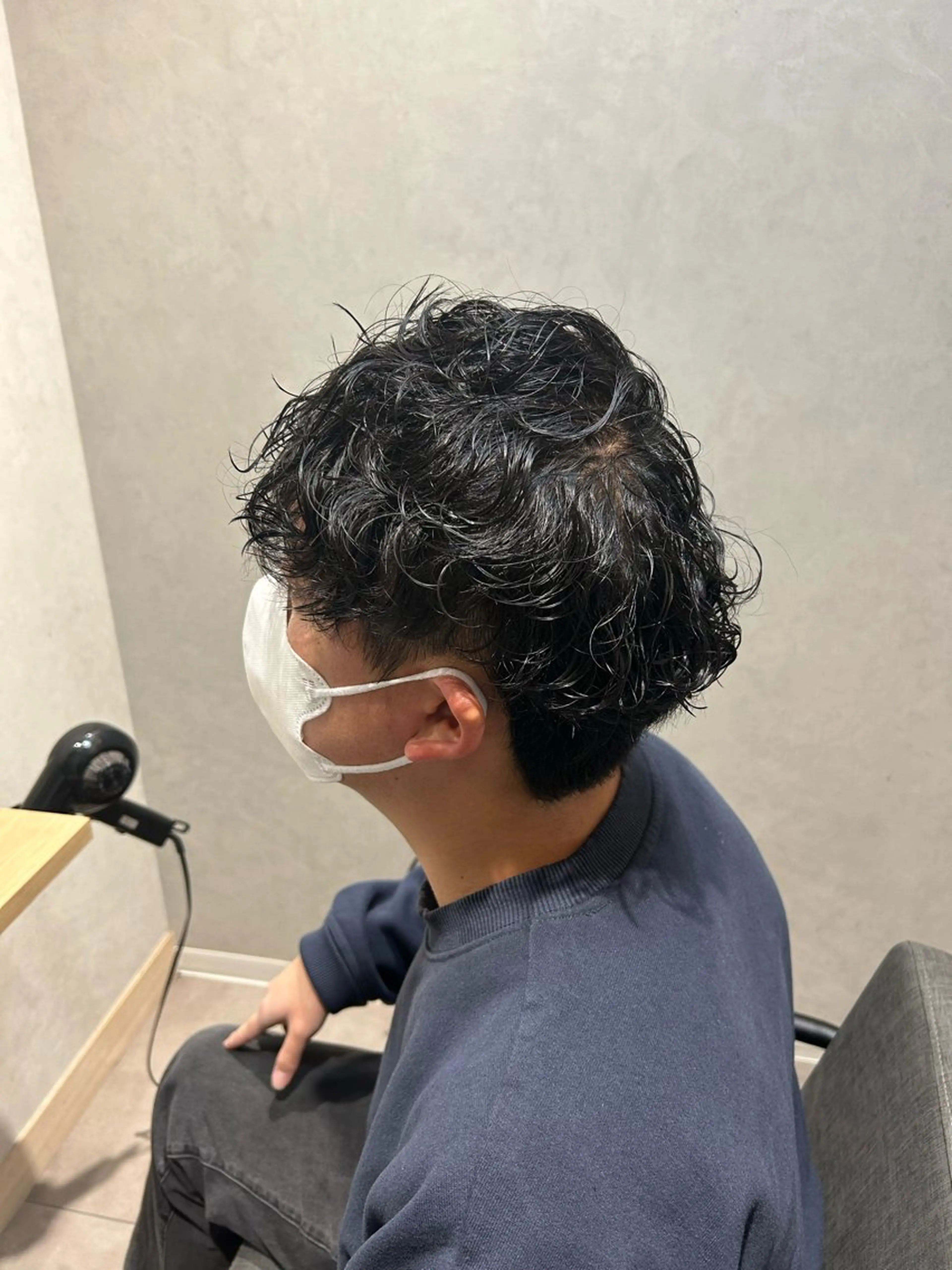 メンズ カット パーマ VIE.ORNER 土気🍀小岩井樹のヘアスタイル