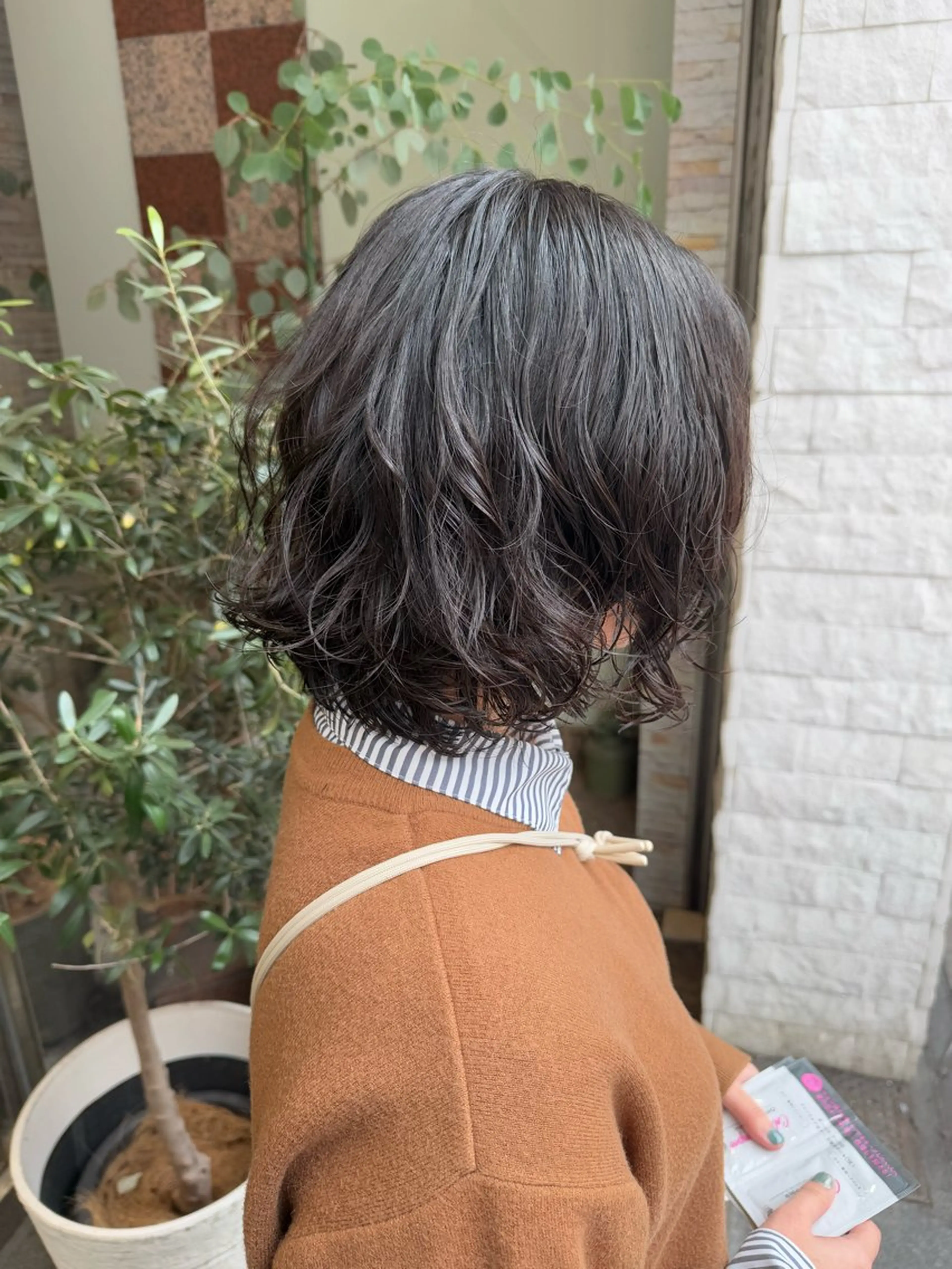 ショート パーマ EARTH 山﨑龍馬のヘアスタイル