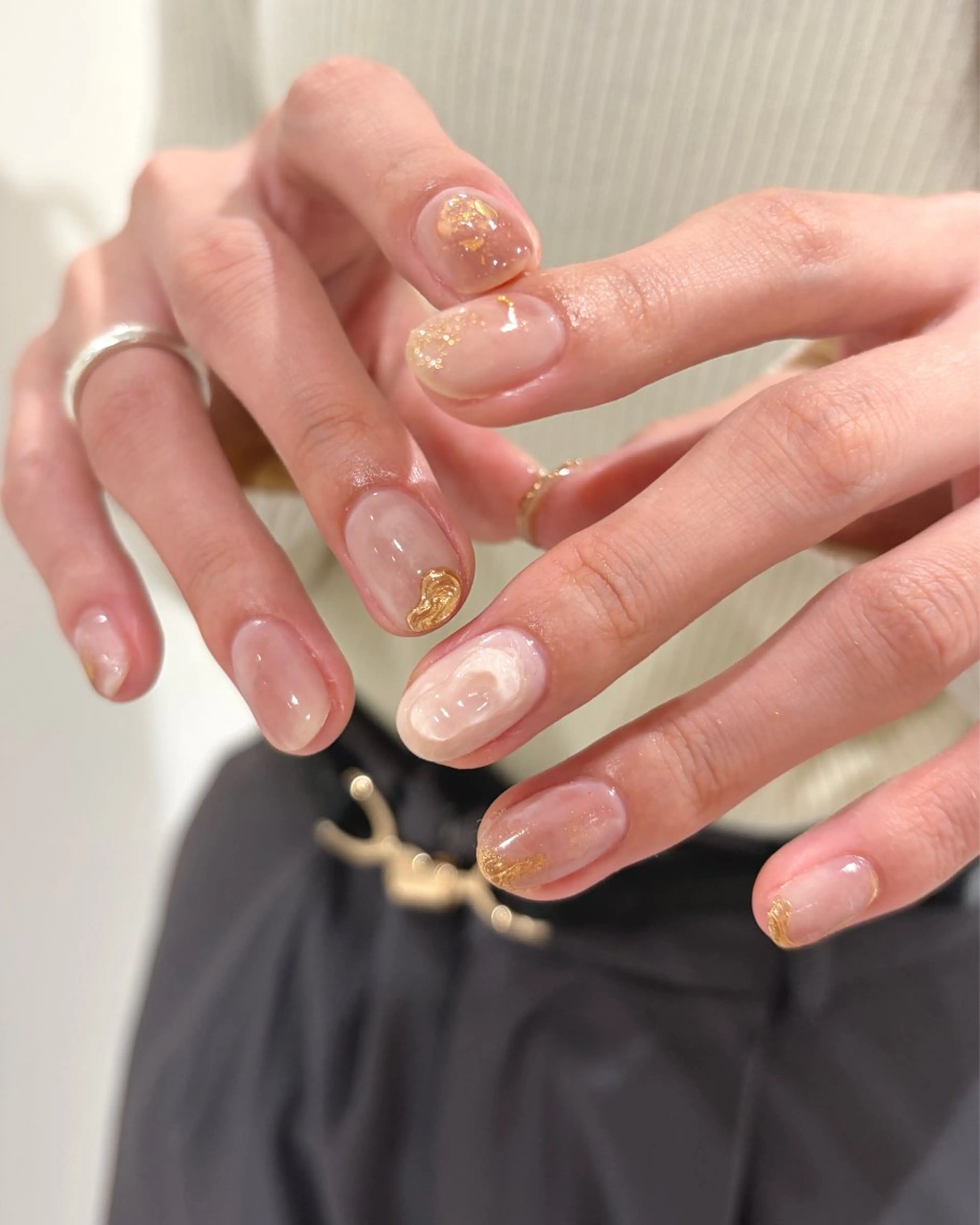 ネイル ハンドネイル nailsalon makoto所属・新宿ニュアンスネイル makotoのネイルデザイン