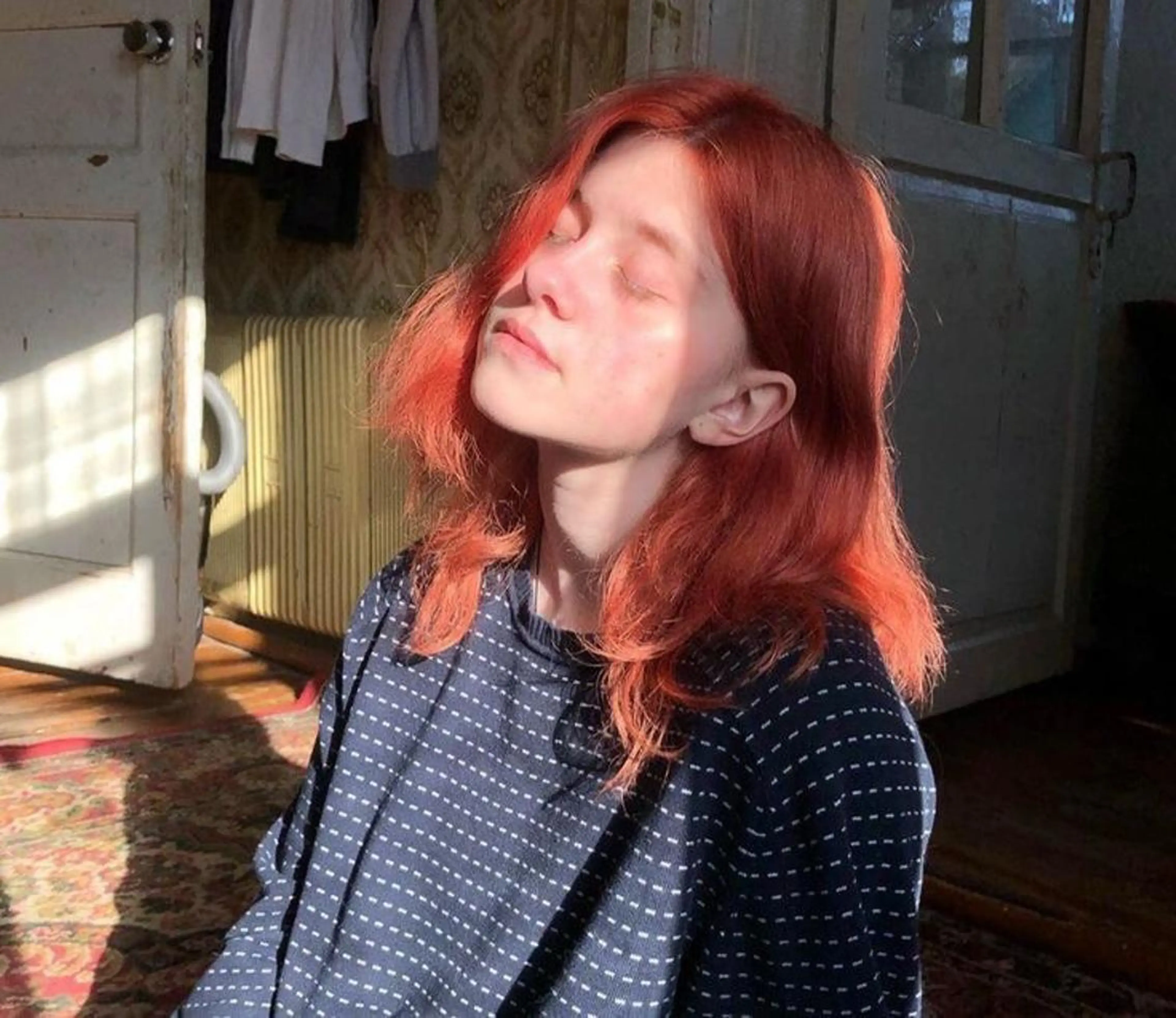 ミディアム カラー メンズ ヘアカラー 吉田一輝 外国人パーマのヘアスタイル