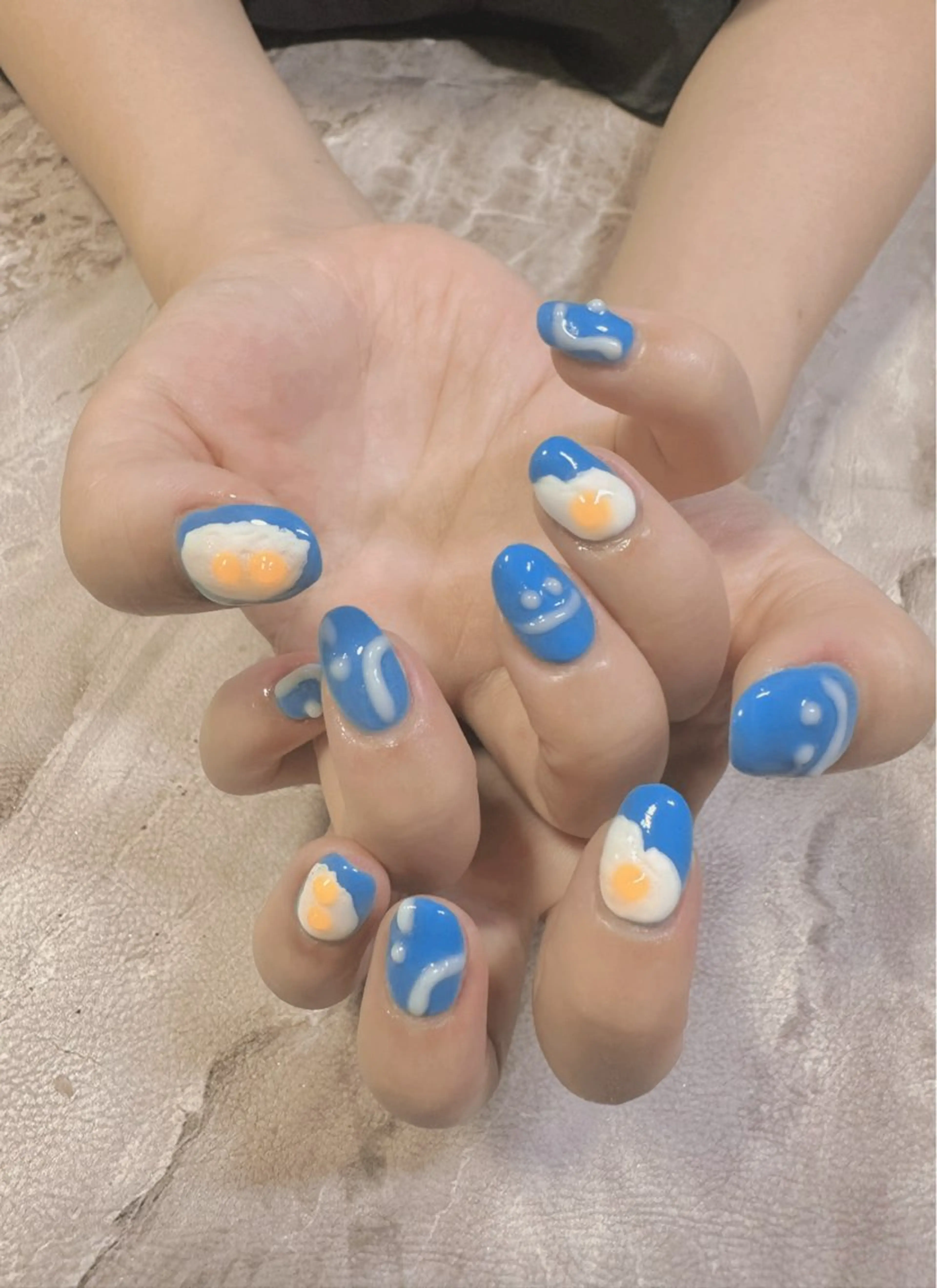 ネイル ハンドネイル Chiara チップ長さ出しのネイルデザイン