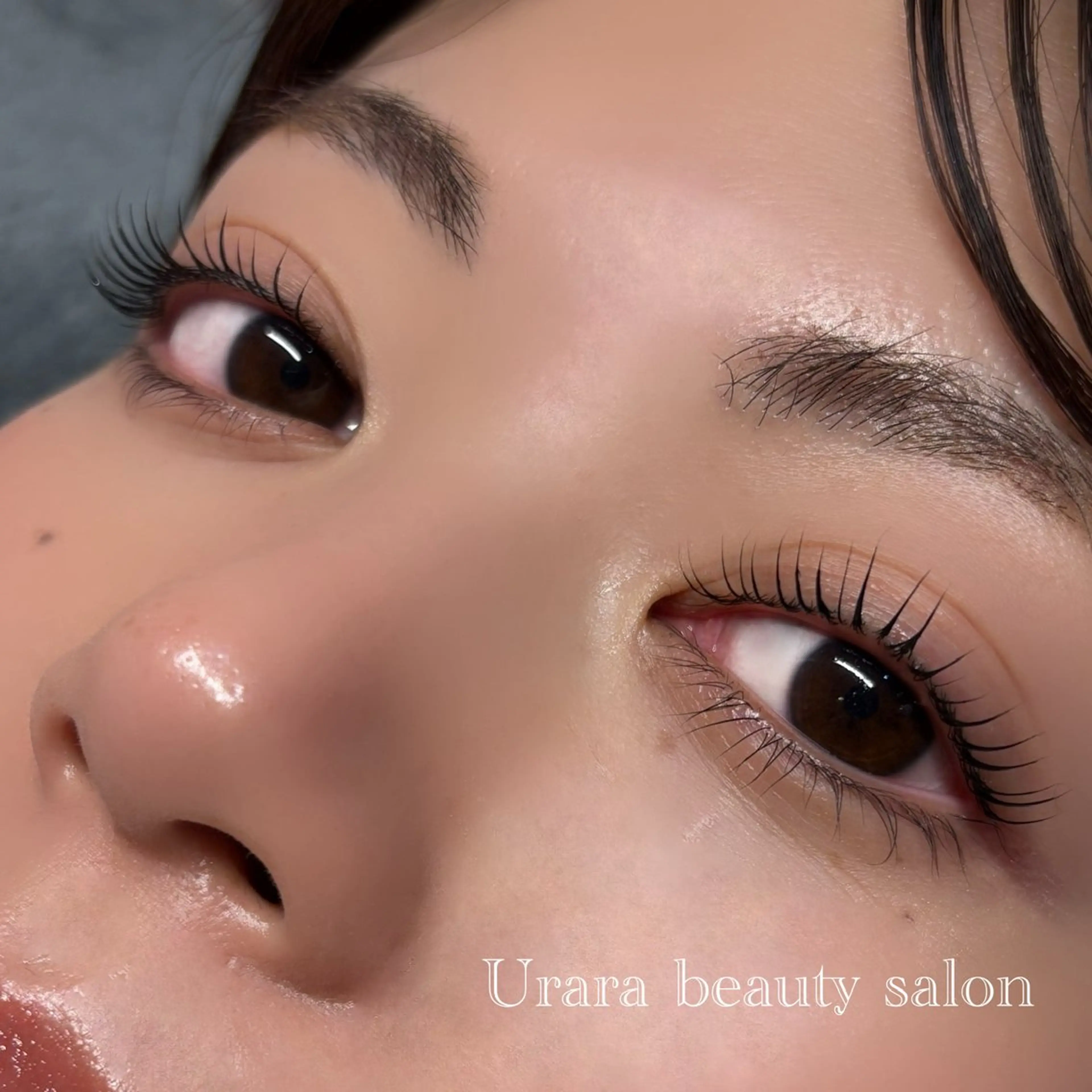 マツエク・マツパ パリジェンヌラッシュリフト まつげパーマ 一重×まつ毛パーマ Urara beauty salon所属・Urara KANAのマツエク・マツパデザイン