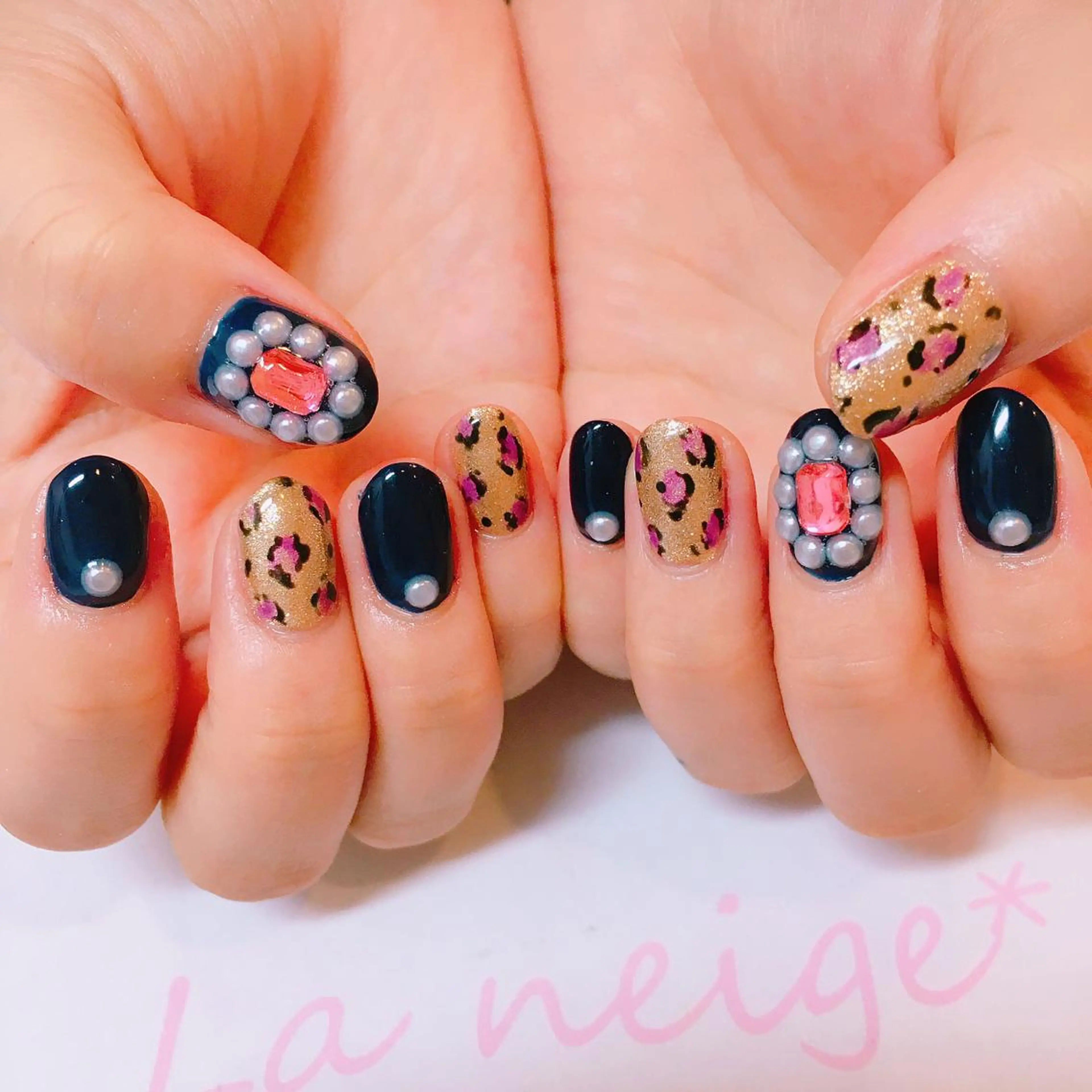 ネイル La neige* yuki 🥯🍑のネイルデザイン