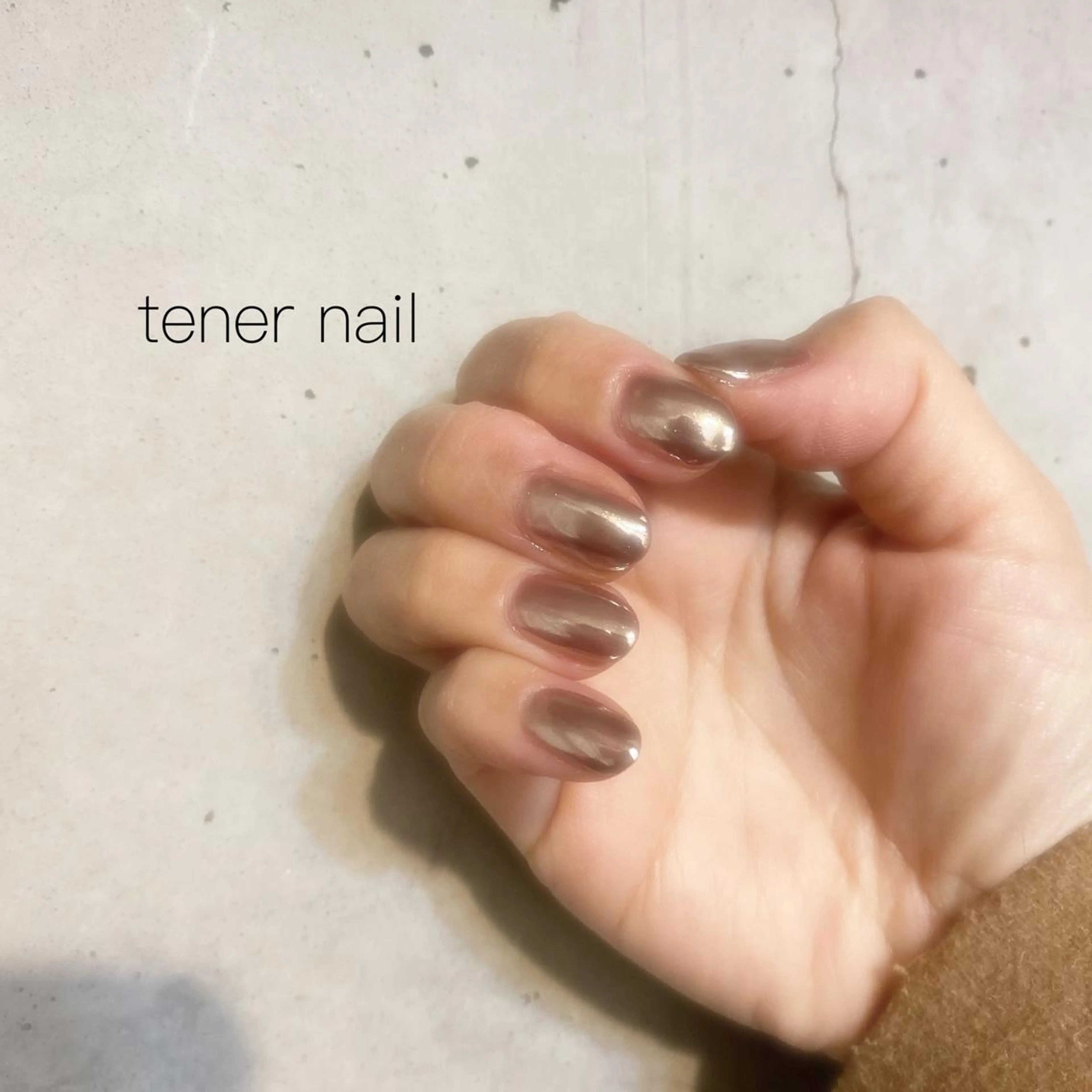 ネイル ミラーネイル ピンク tener  nail  テネルネイル所属・テネルネイル tener nailのネイルデザイン