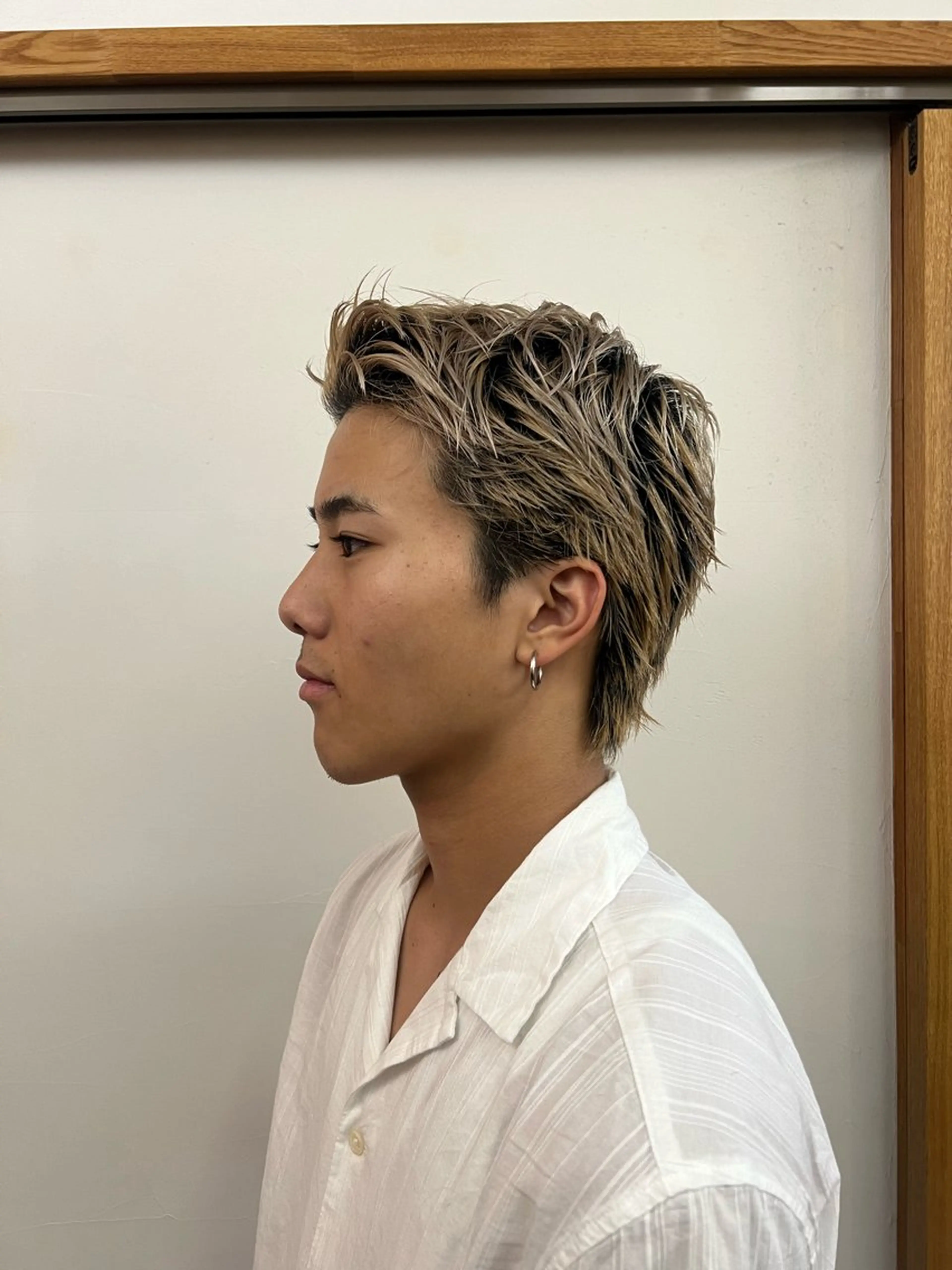 ショート メンズ 稲村 獅童のヘアスタイル