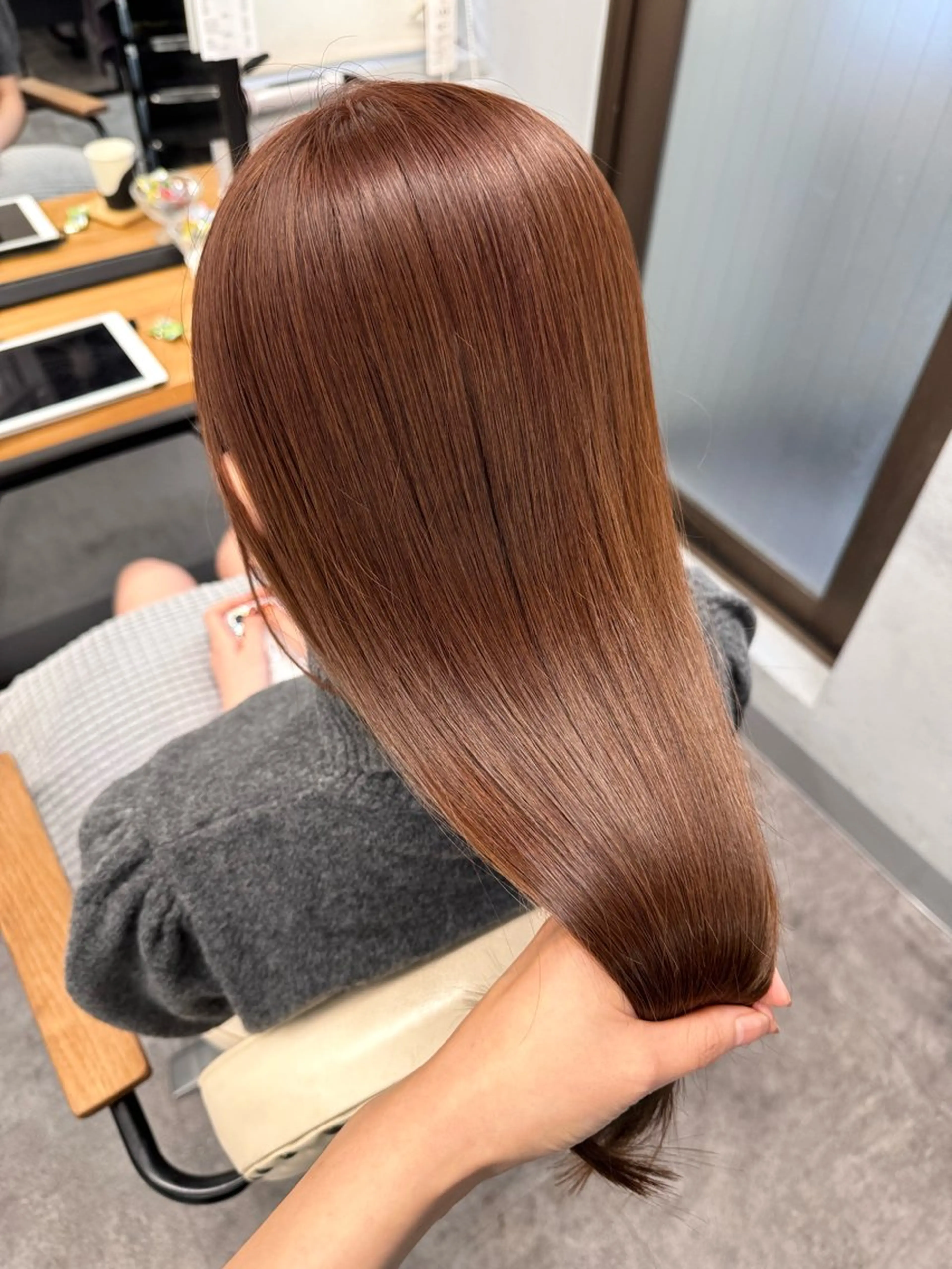 【🌟透明感カラー🌟】カラー＋1stepトリートメントの写真