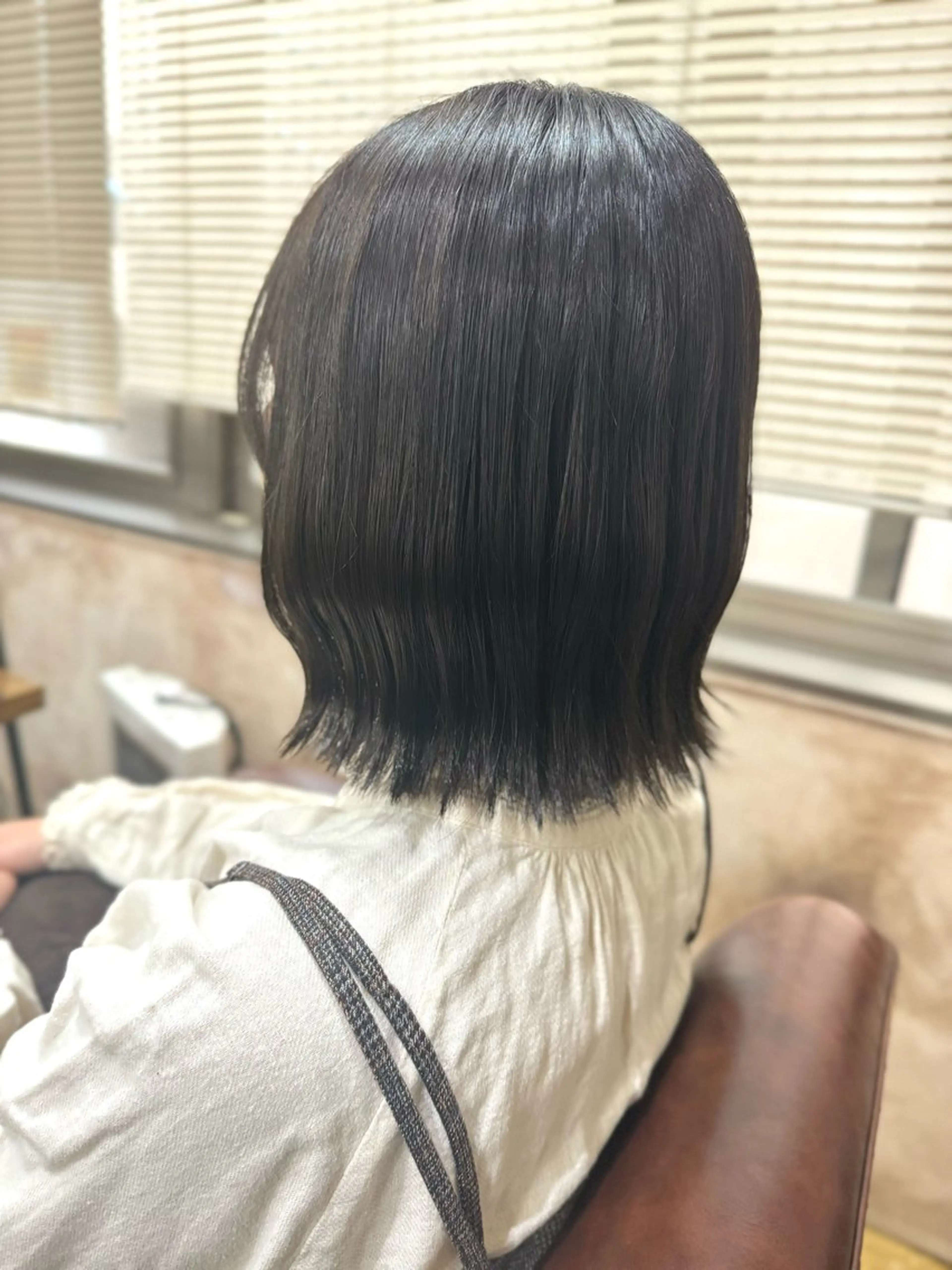 ミディアム カラー 髪質改善＆韓国風 RINAのヘアスタイル