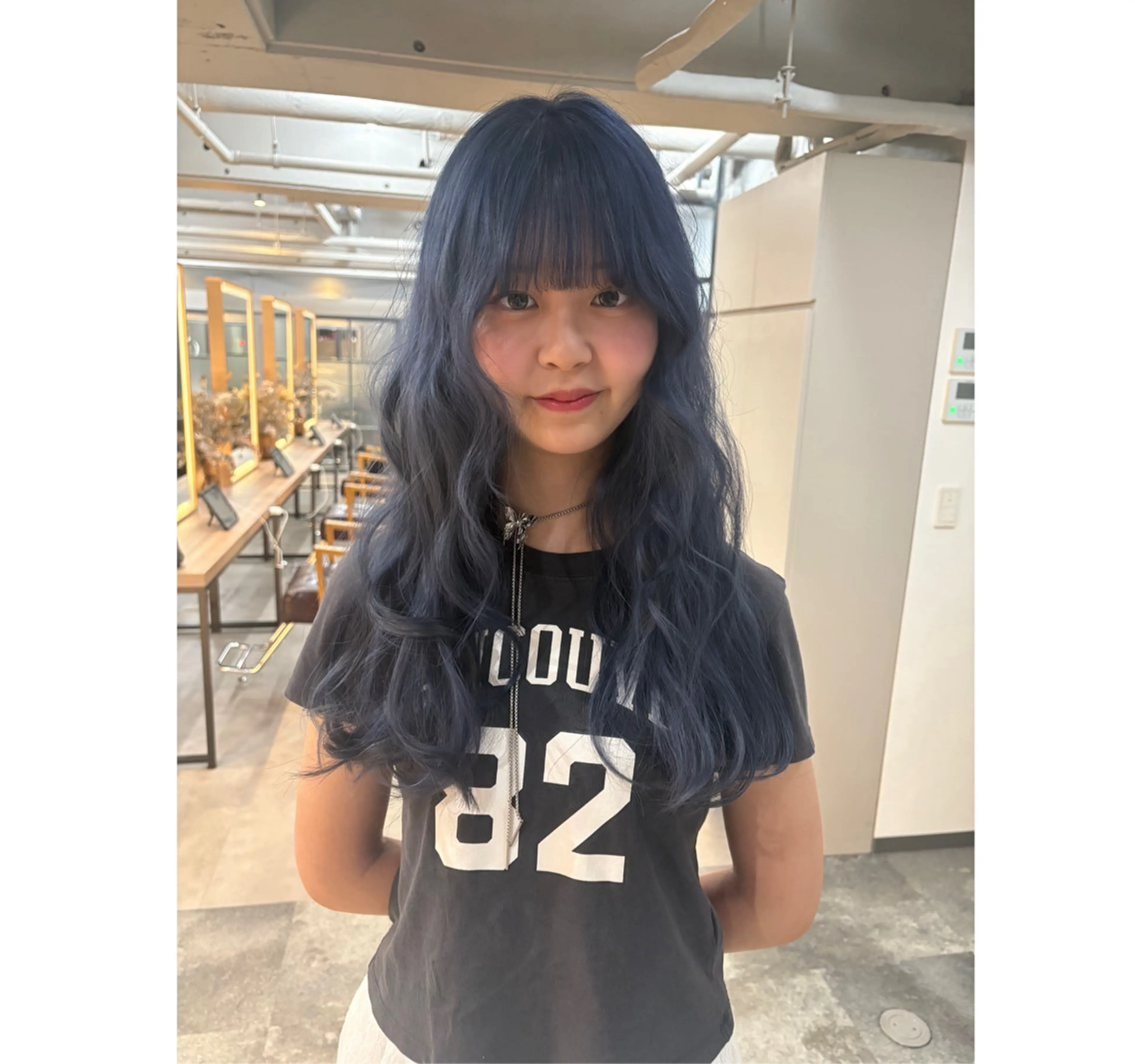 ロング カラー 韓国レイヤー/透明感 ♡YUUNAのヘアスタイル