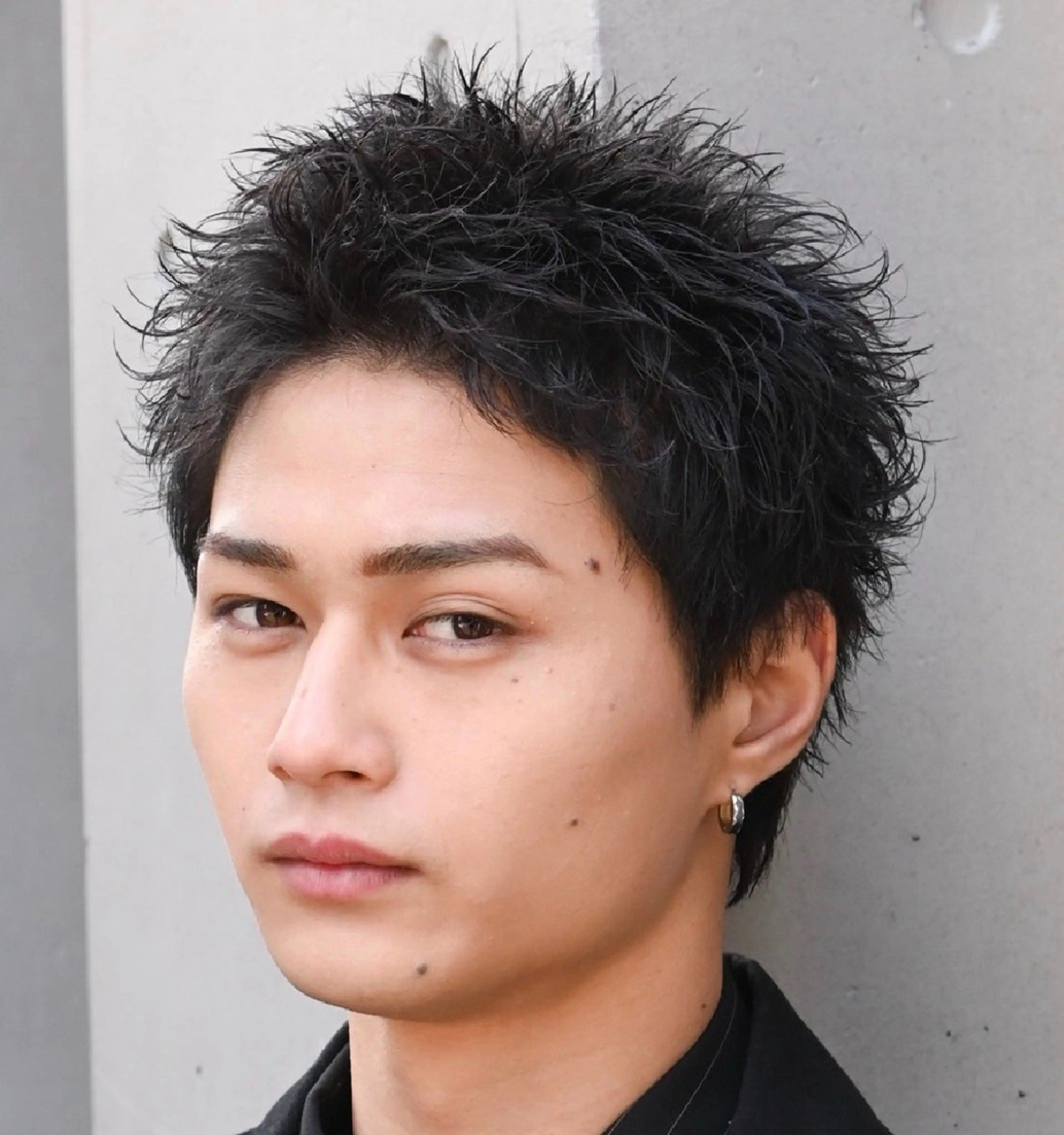 ショート パーマ メンズ センターパート マッシュ メンズパーマ プードルパーマ メンズツイストパーマ カット パーマ トリートメント 仙台フェザーパーマ/ fifth/遠藤楓雅のヘアスタイル