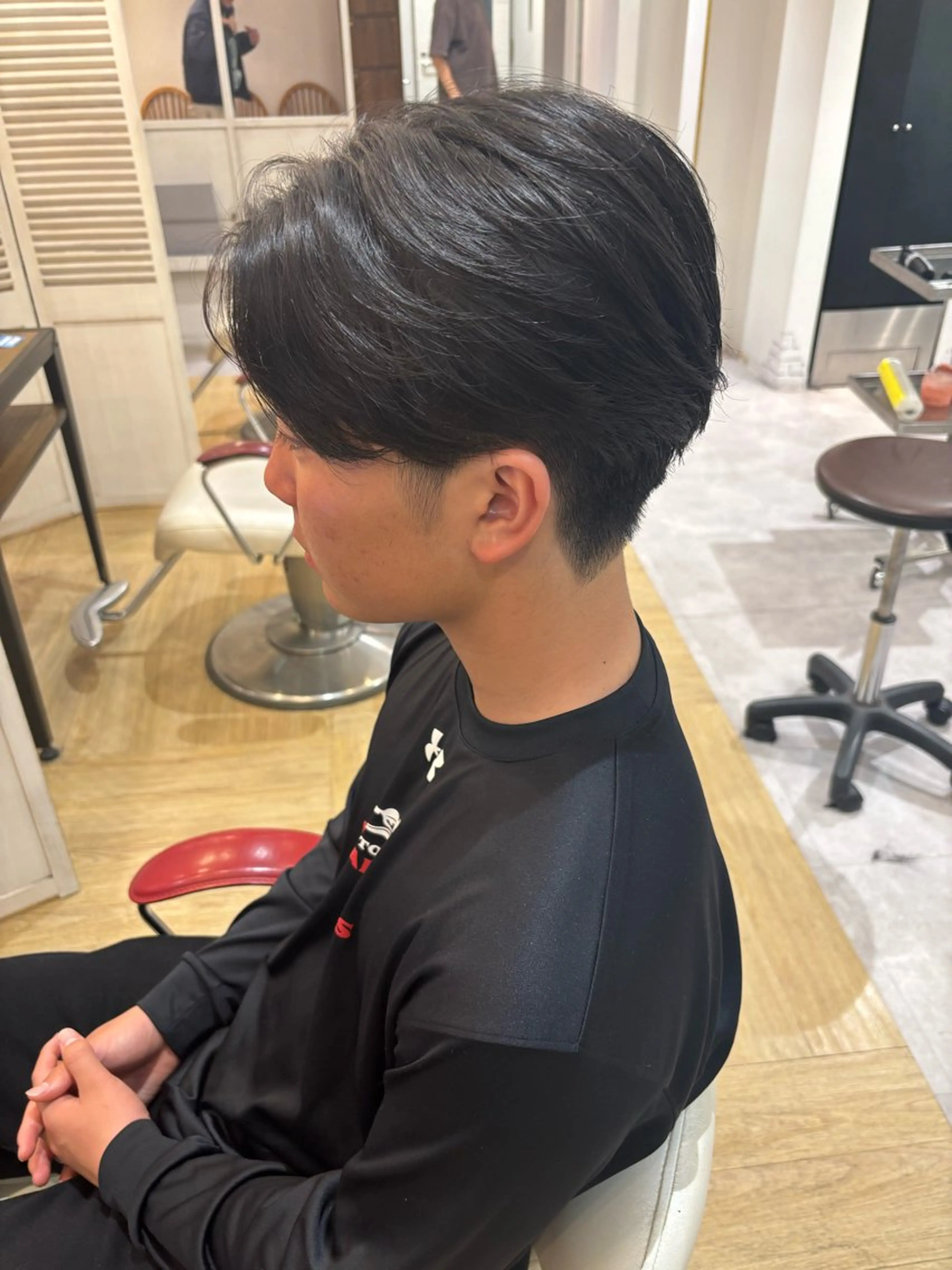 ショート パーマ メンズ メンズパーマ メンズ特化／韓国風 /江戸谷大晴のヘアスタイル