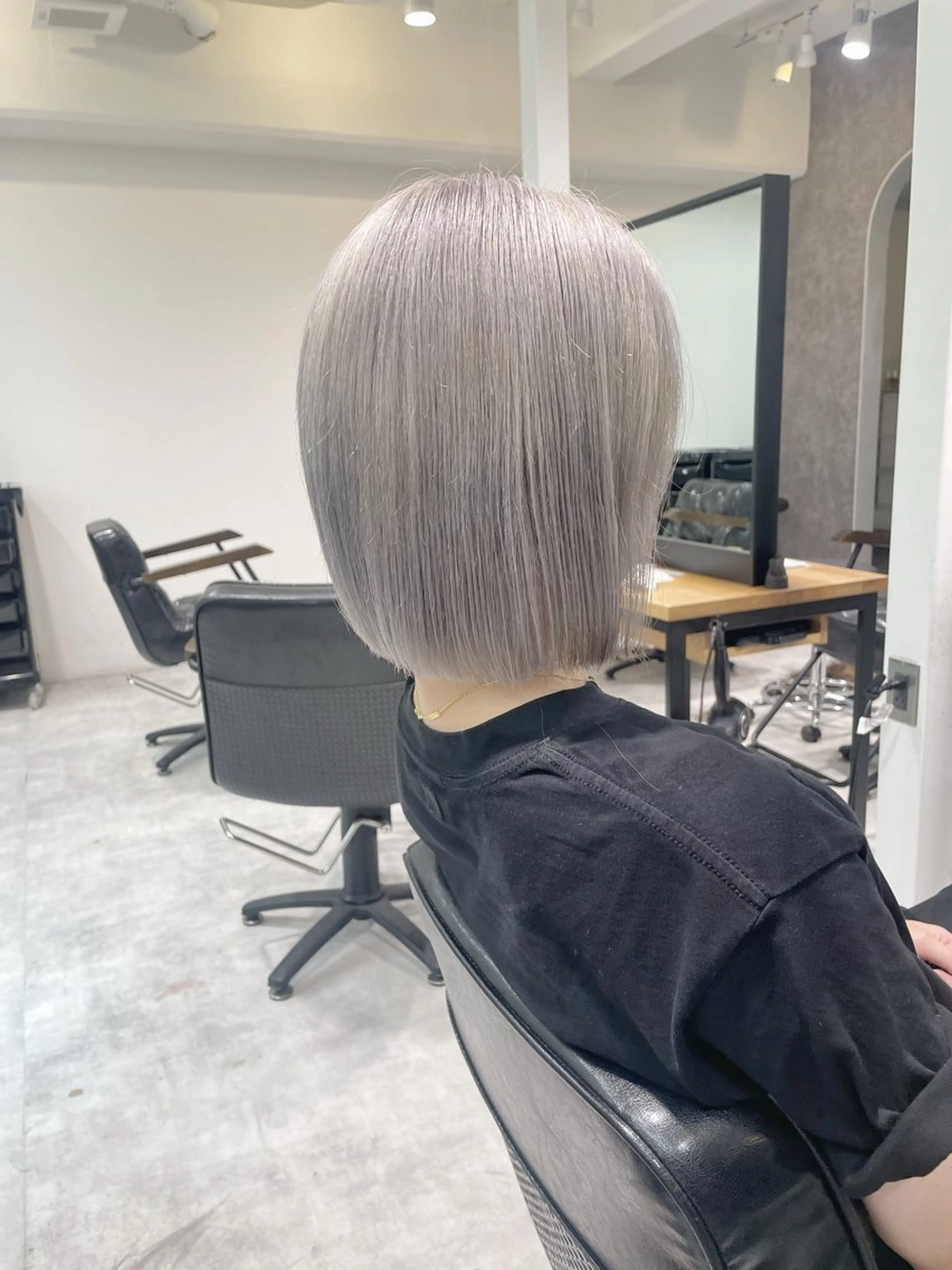 ショート カラー 田中大星 /ボブ 縮毛矯正のヘアスタイル