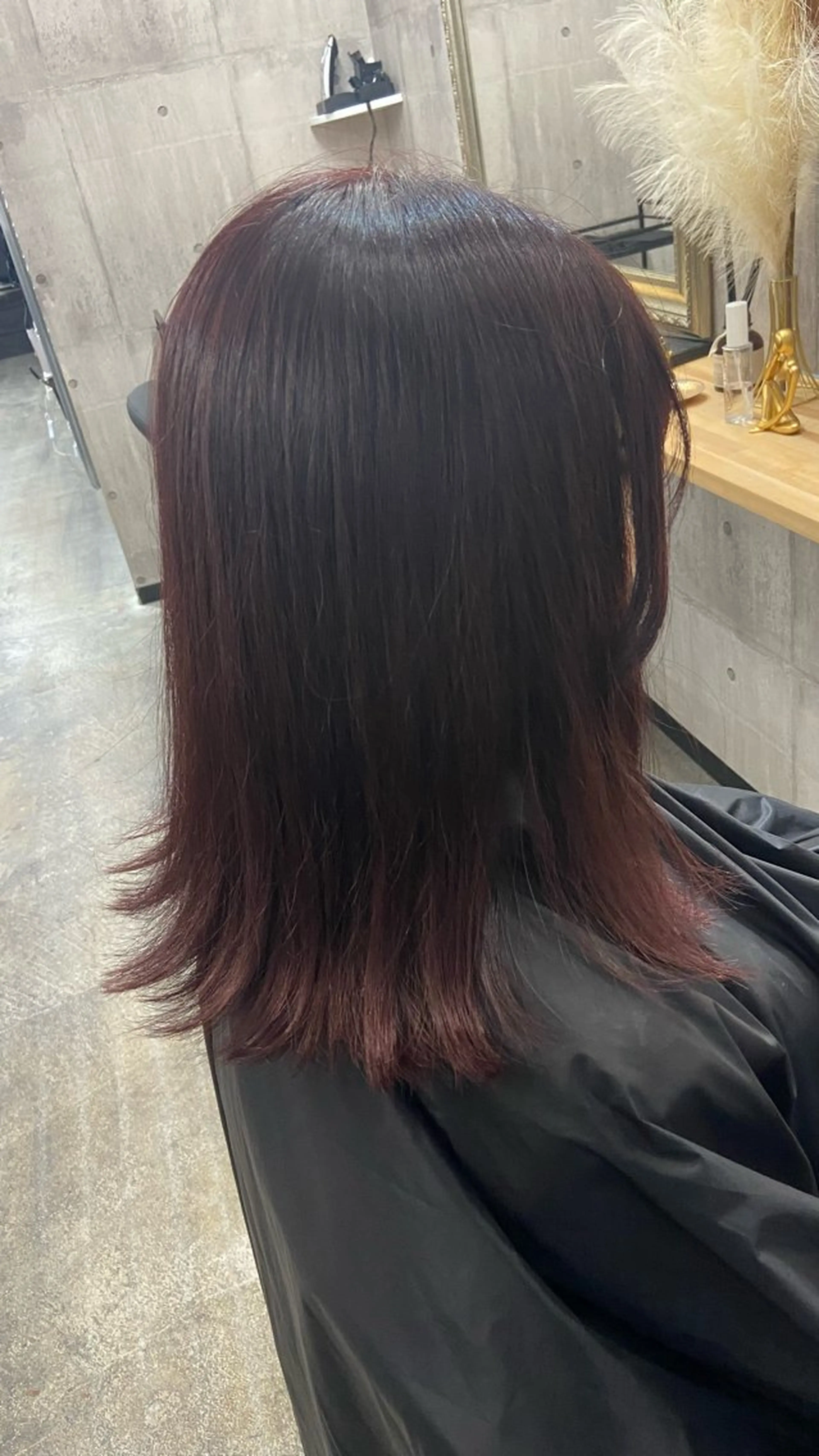 ミディアム カラー カット ヘアカラー トリートメント Sunny side 大名 RIOのヘアスタイル