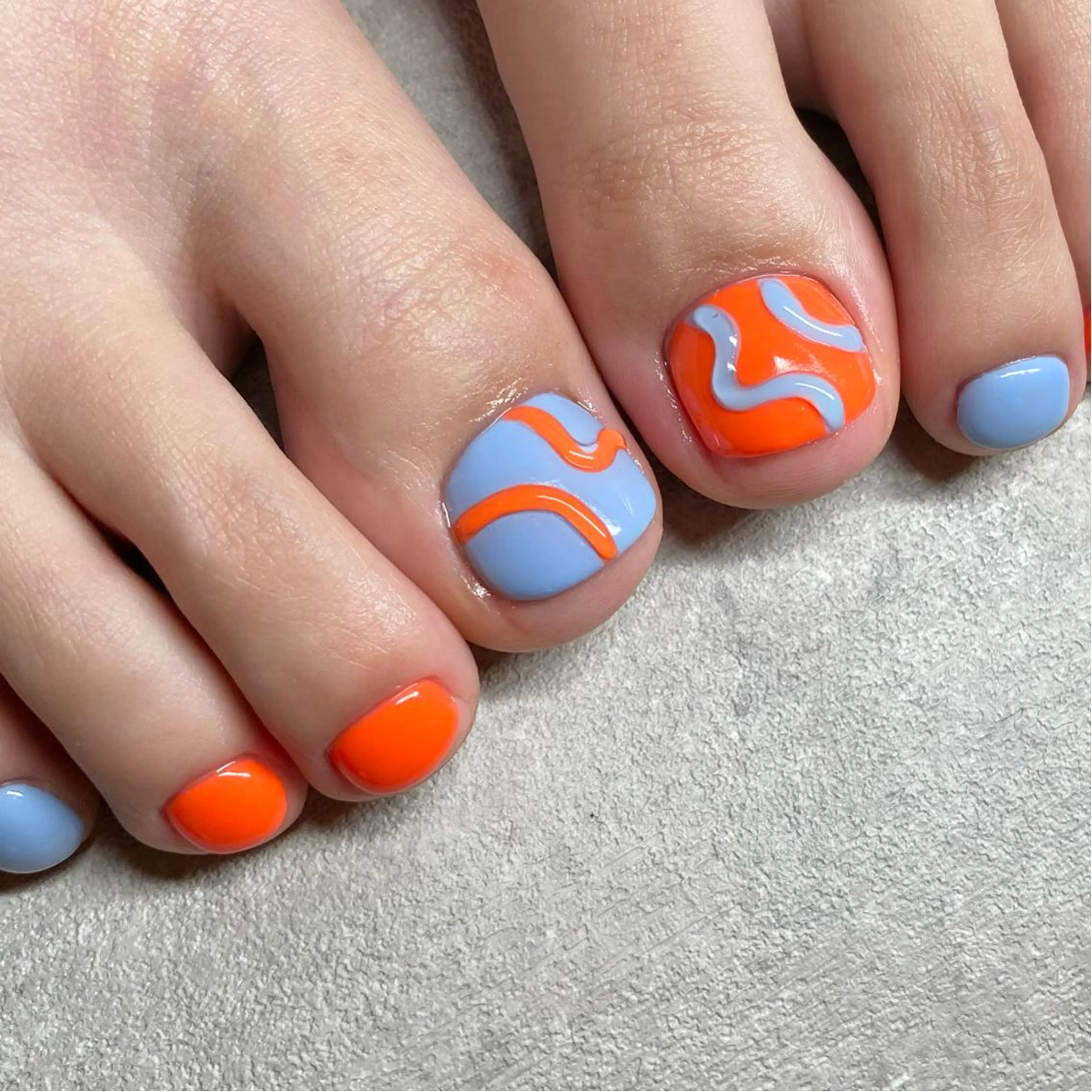 ネイル アートネイル ニュアンスネイル 春ネイル 夏ネイル フットネイル 山田 貴子のネイルデザイン