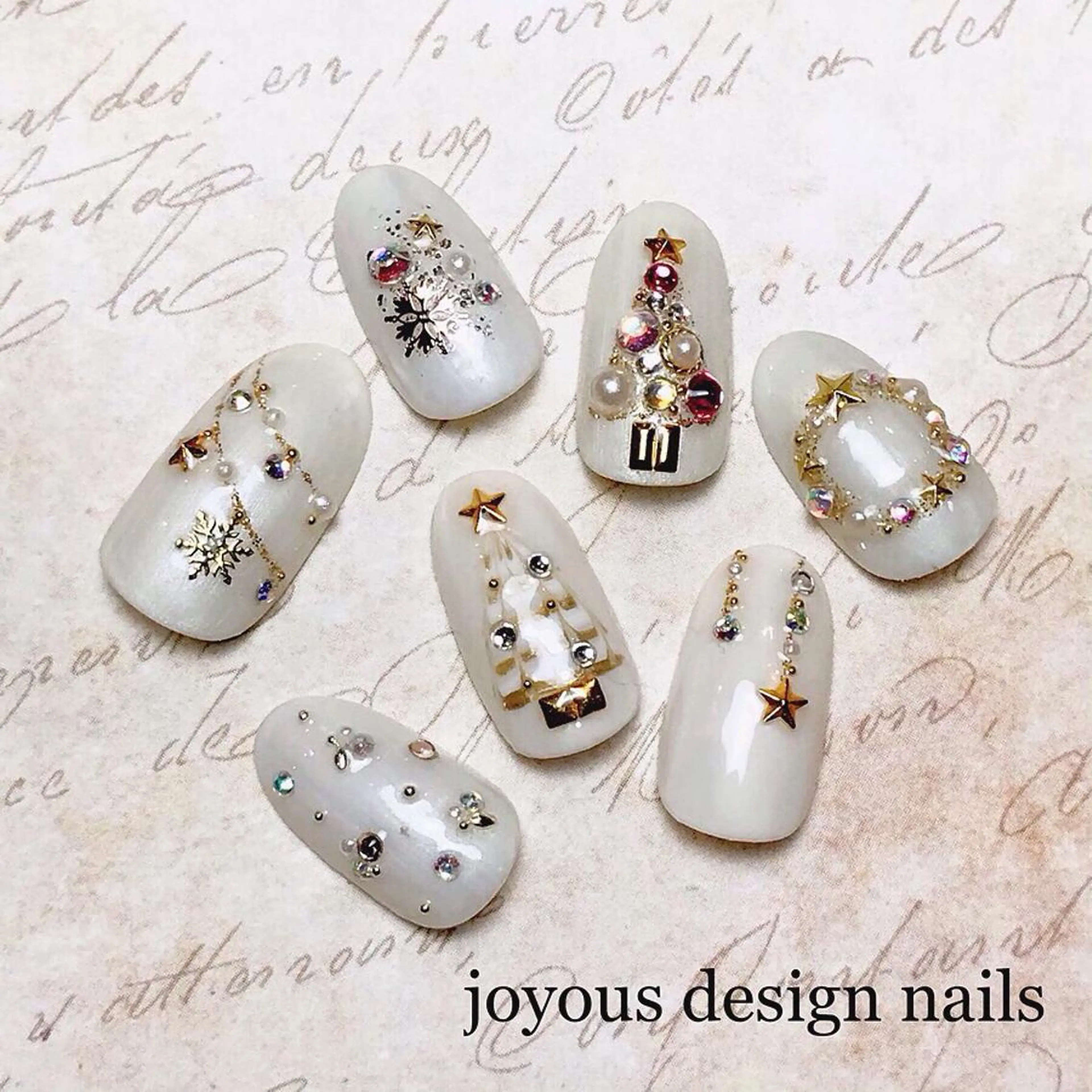 ネイル 冬ネイル クリスマス jdn kayokoのネイルデザイン