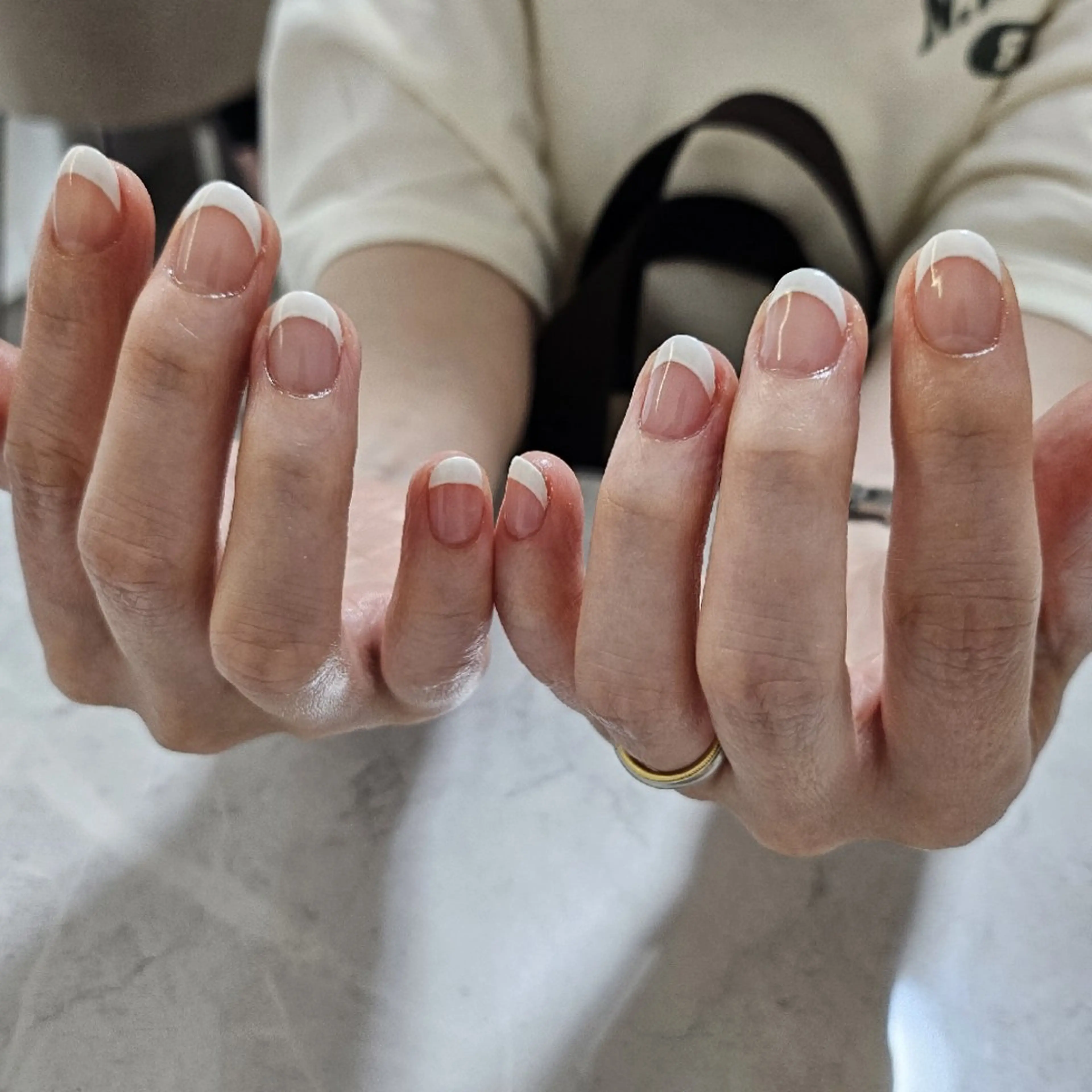 ネイル フレンチネイル シンプルネイル milla. MAHOのネイルデザイン