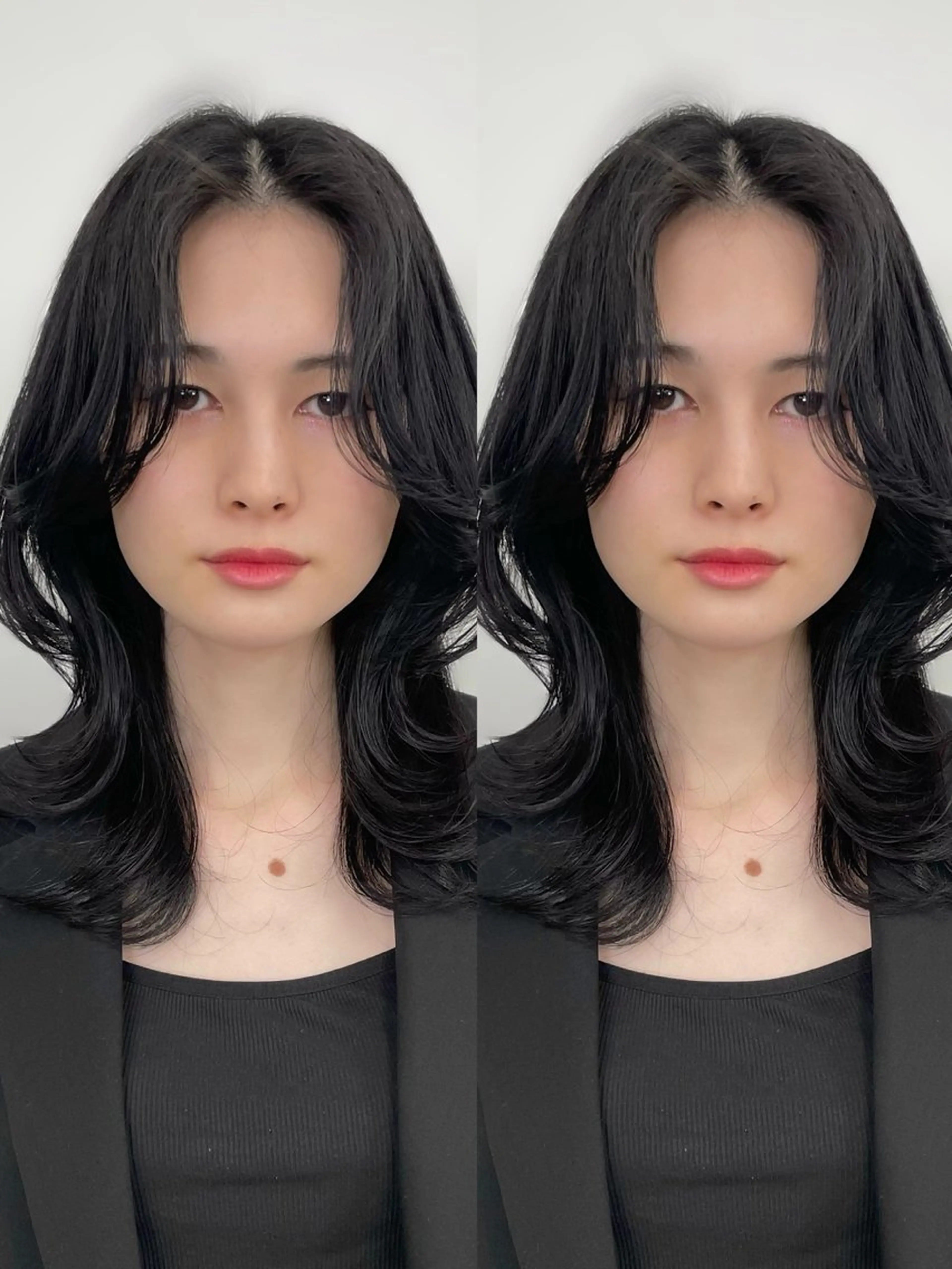 セミロング レイヤー×ツヤカラー 渋谷/kougaのヘアスタイル