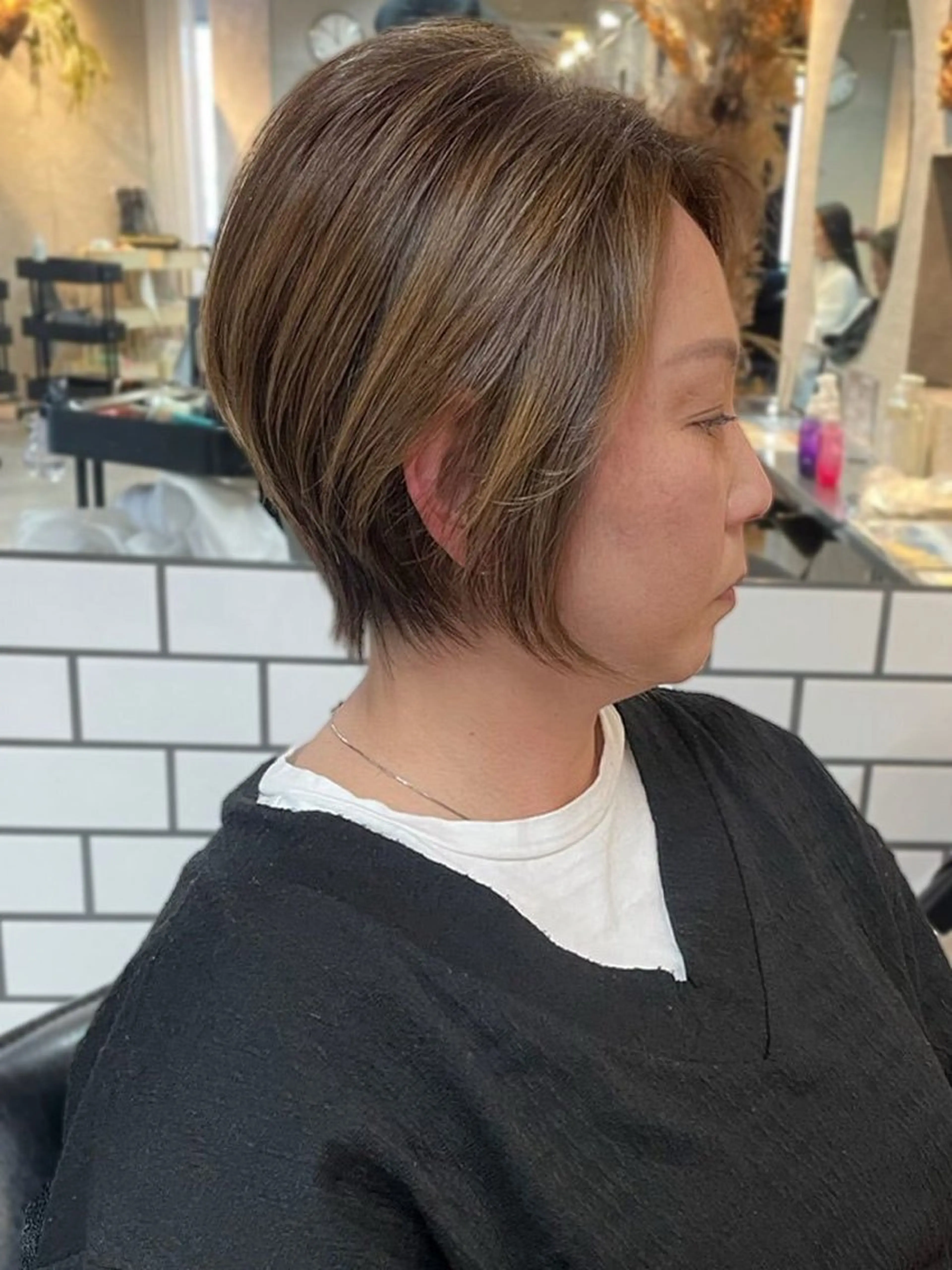 ショート ハイライト 髪質改善 ショートヘア カット 内藤　宏紀 tidasmileのヘアスタイル