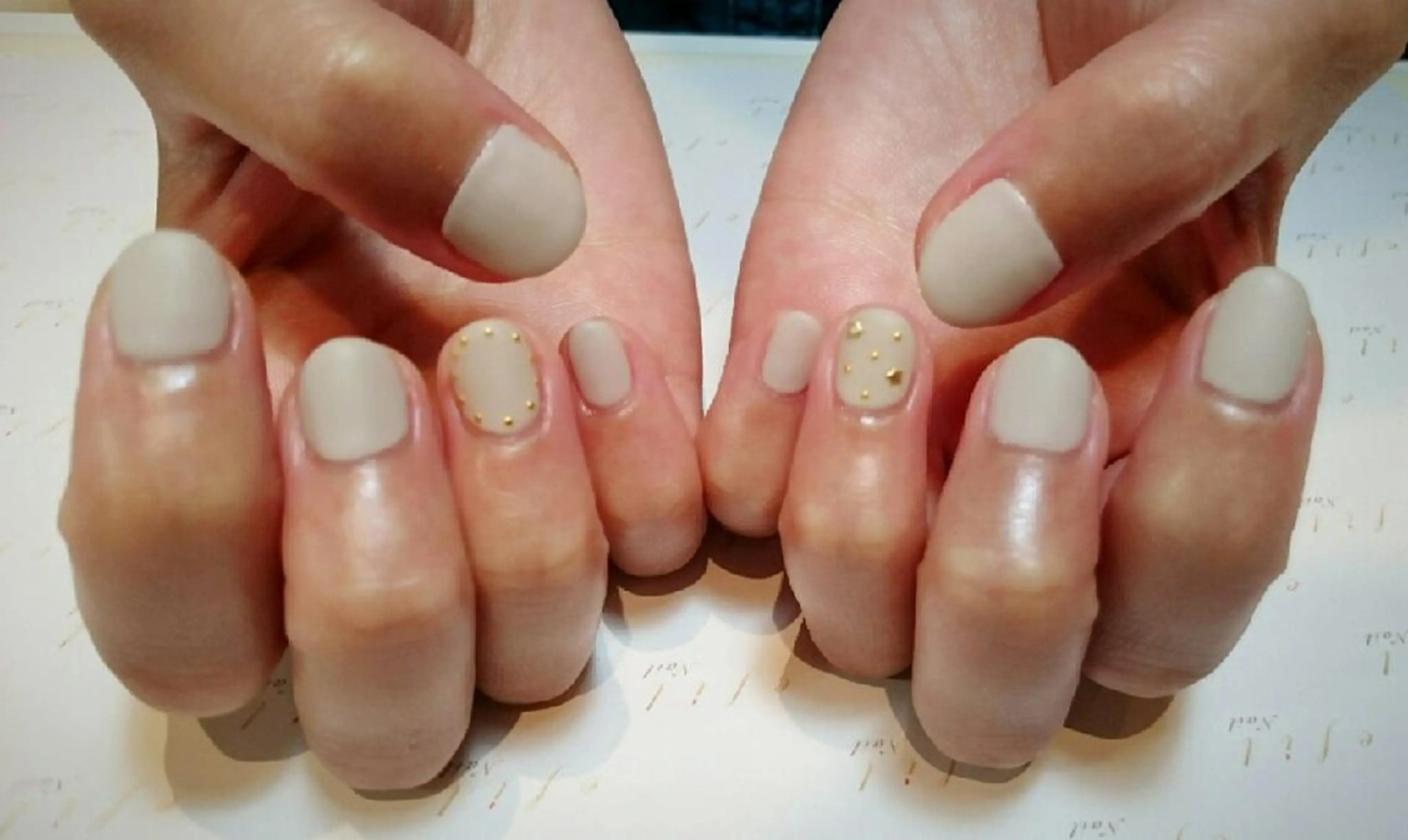 ネイル マットネイル ショートネイル みー shakushiroのネイルデザイン