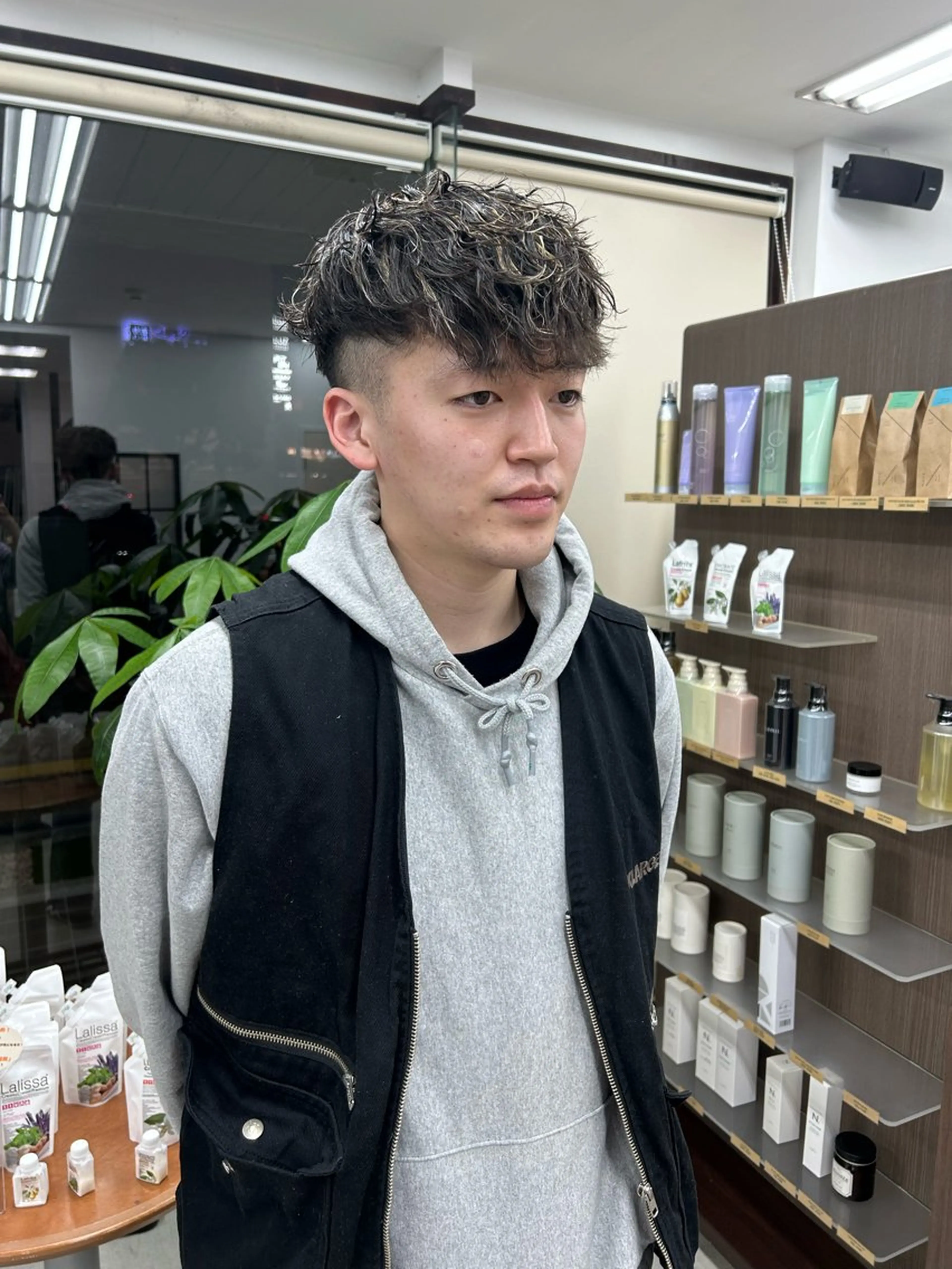 ショート パーマ メンズ メンズメッシュ スペインカール メンズパーマの達人 /タカシマ　ダイスケのヘアスタイル