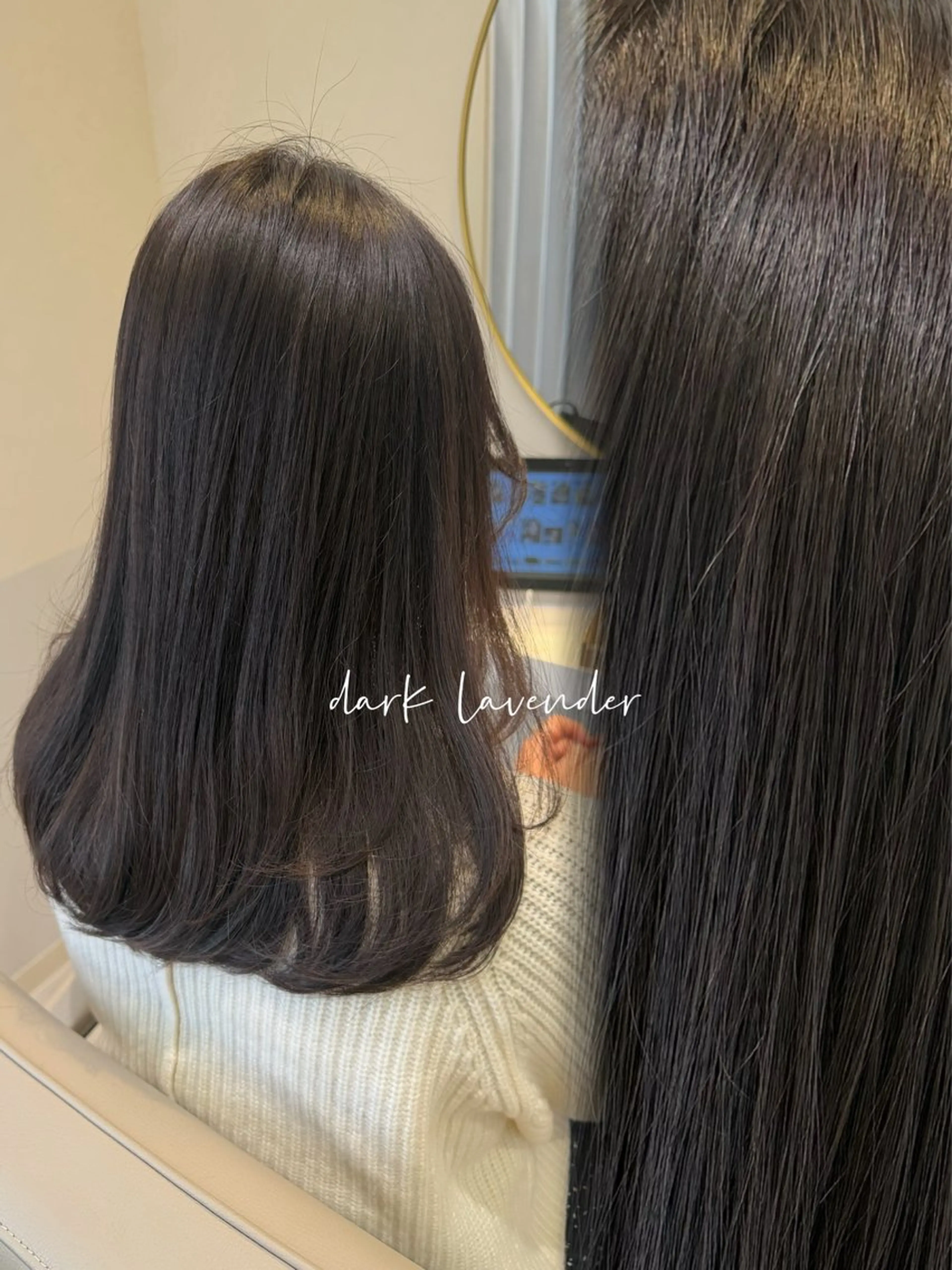 セミロング ヘアカラー 🌷Eleanor Aya🌷のヘアスタイル