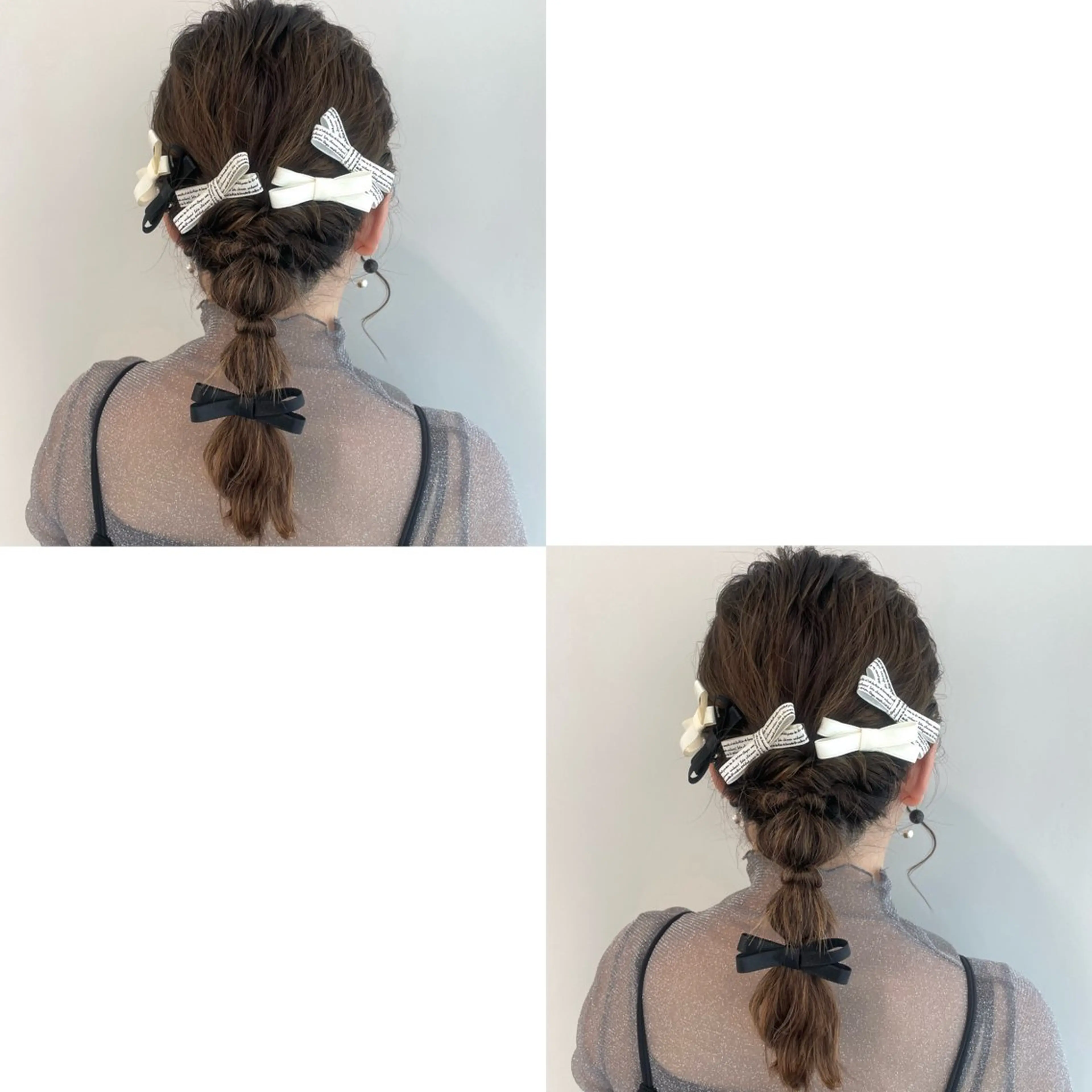 セミロング ヘアアレンジ 青沼夏未/オリーブ/ 寒色カラーのその他イメージ