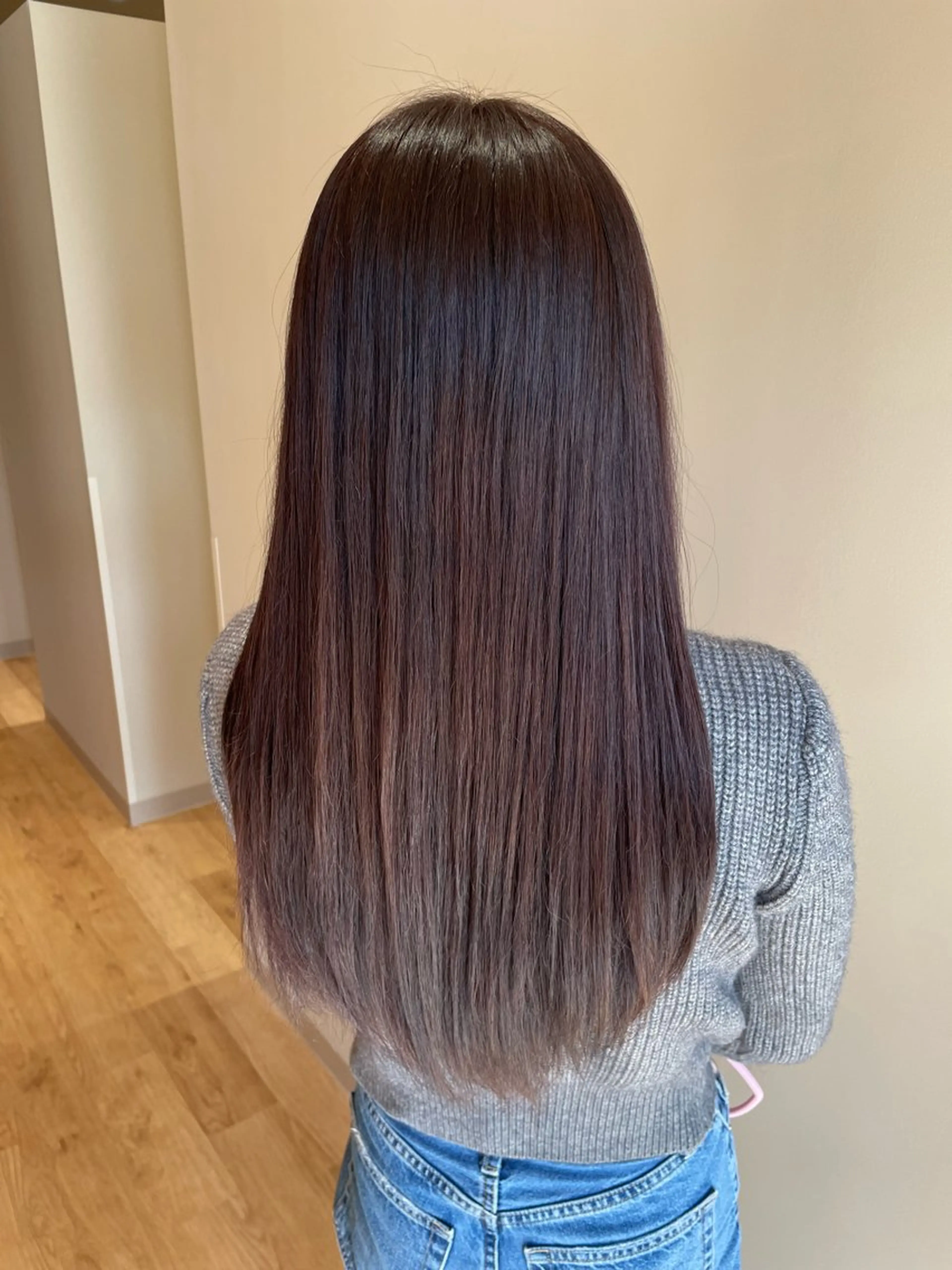 カラー ブラウンカラー 黒島優香🦋 /縮毛矯正/髪質改善のヘアスタイル