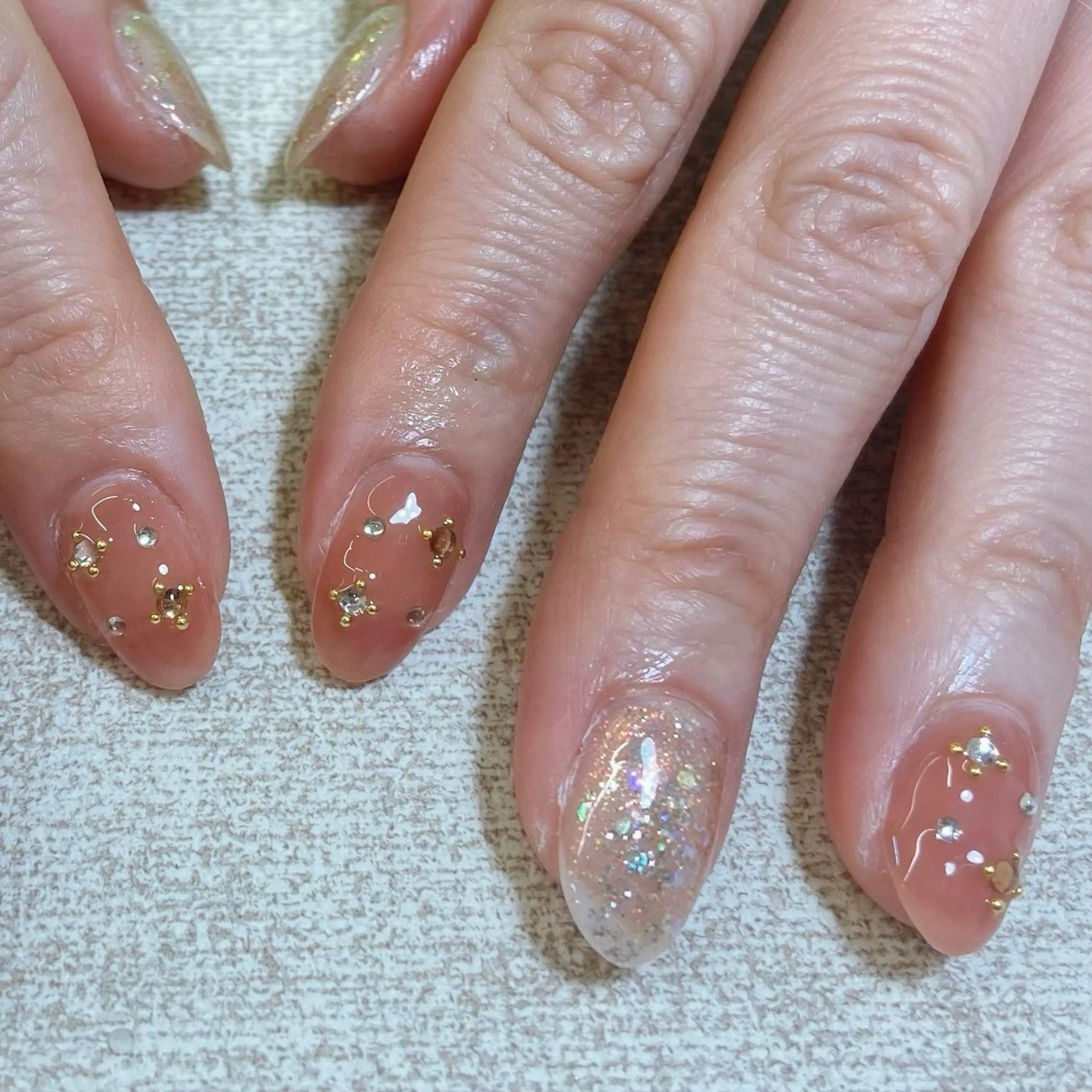 ネイル 春ネイル ハンドネイル す みのネイルデザイン