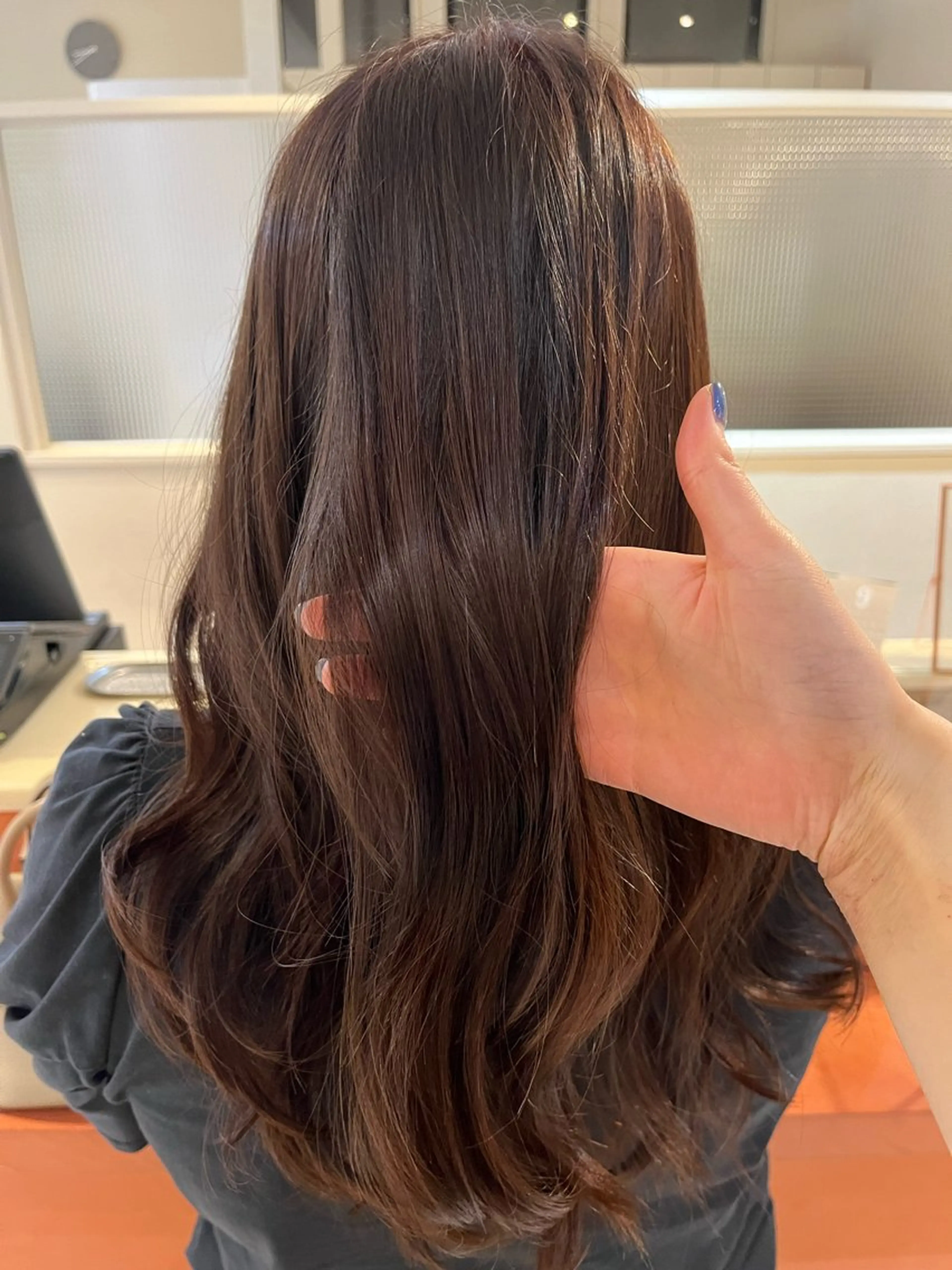 ロング カラー ramphy 加藤 美羽のヘアスタイル