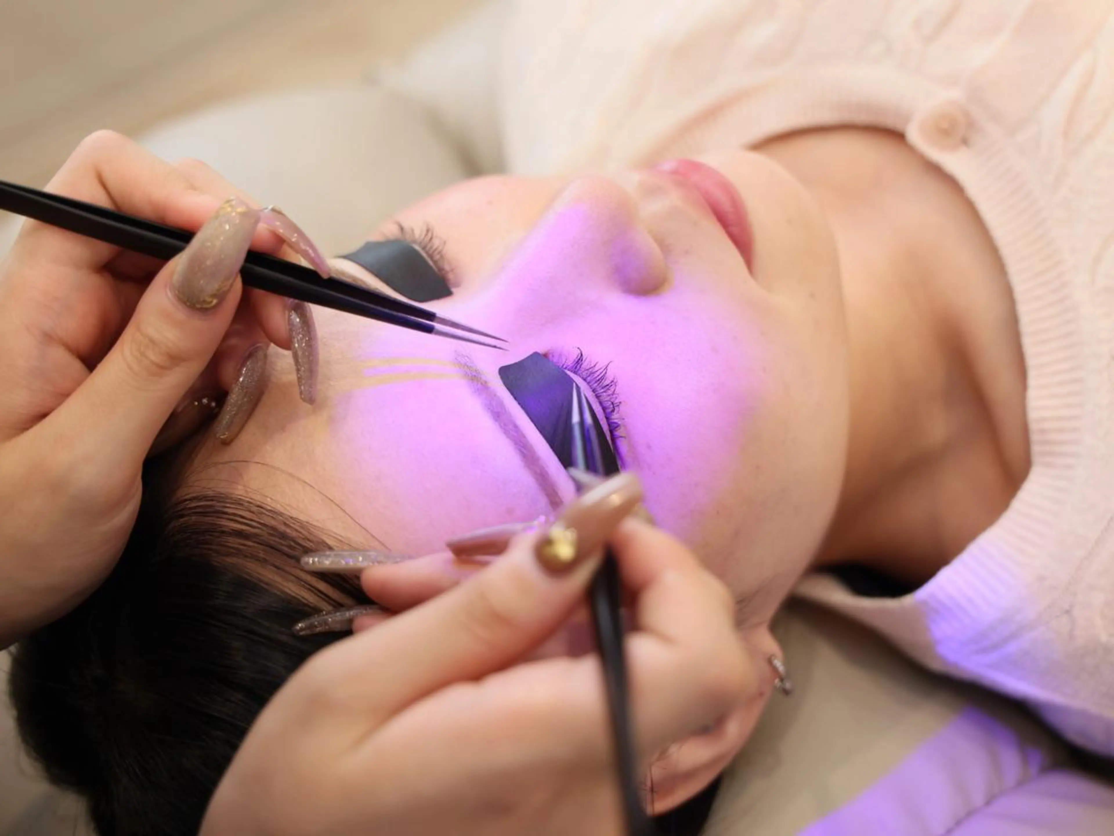 【最新LED導入キャンペーン✨】LEDフラットラッシュ120本♪ 《オフ/コーティング付》の写真