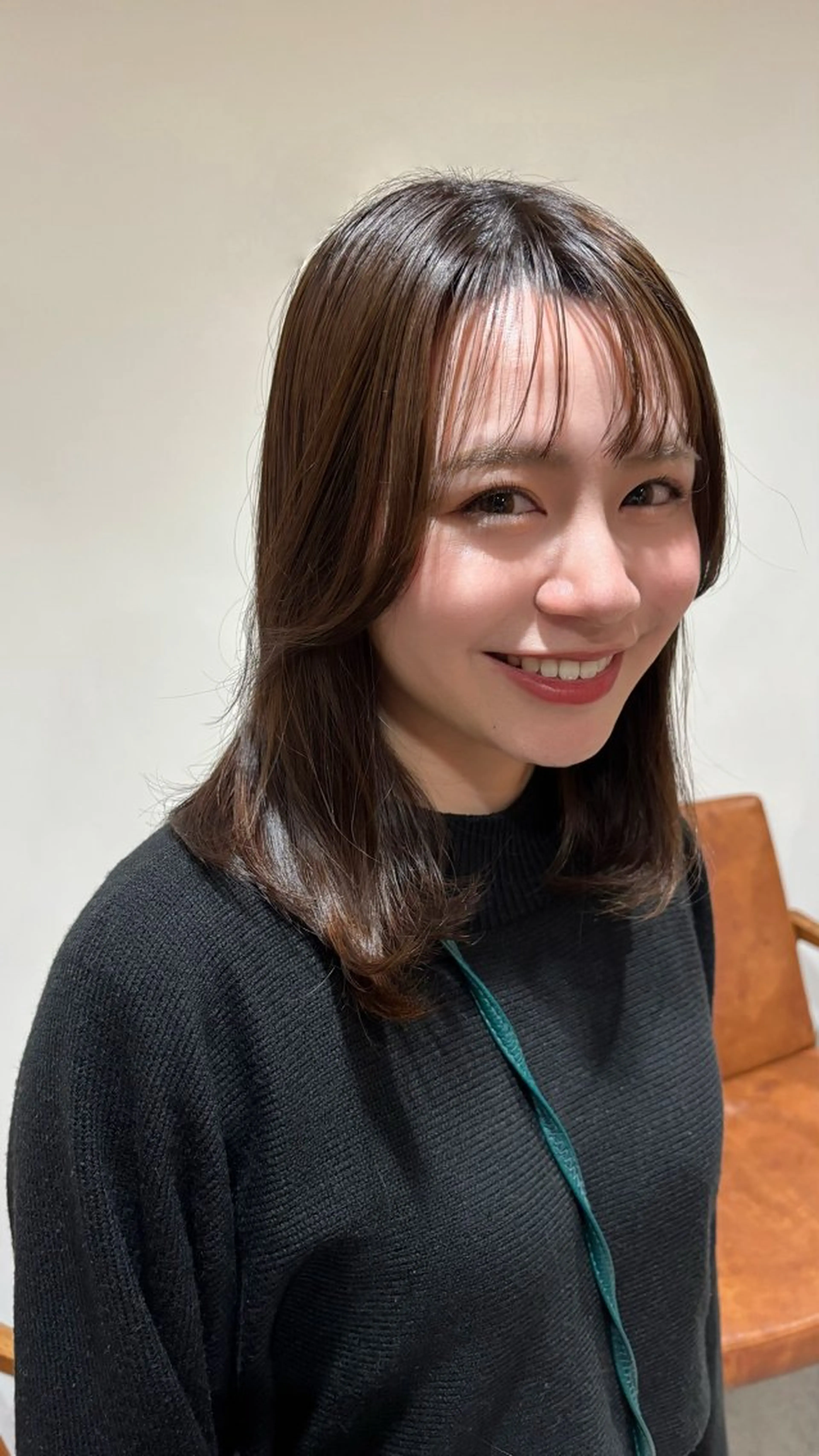 ミディアム カット 梅田美容室/カット /Maoのヘアスタイル