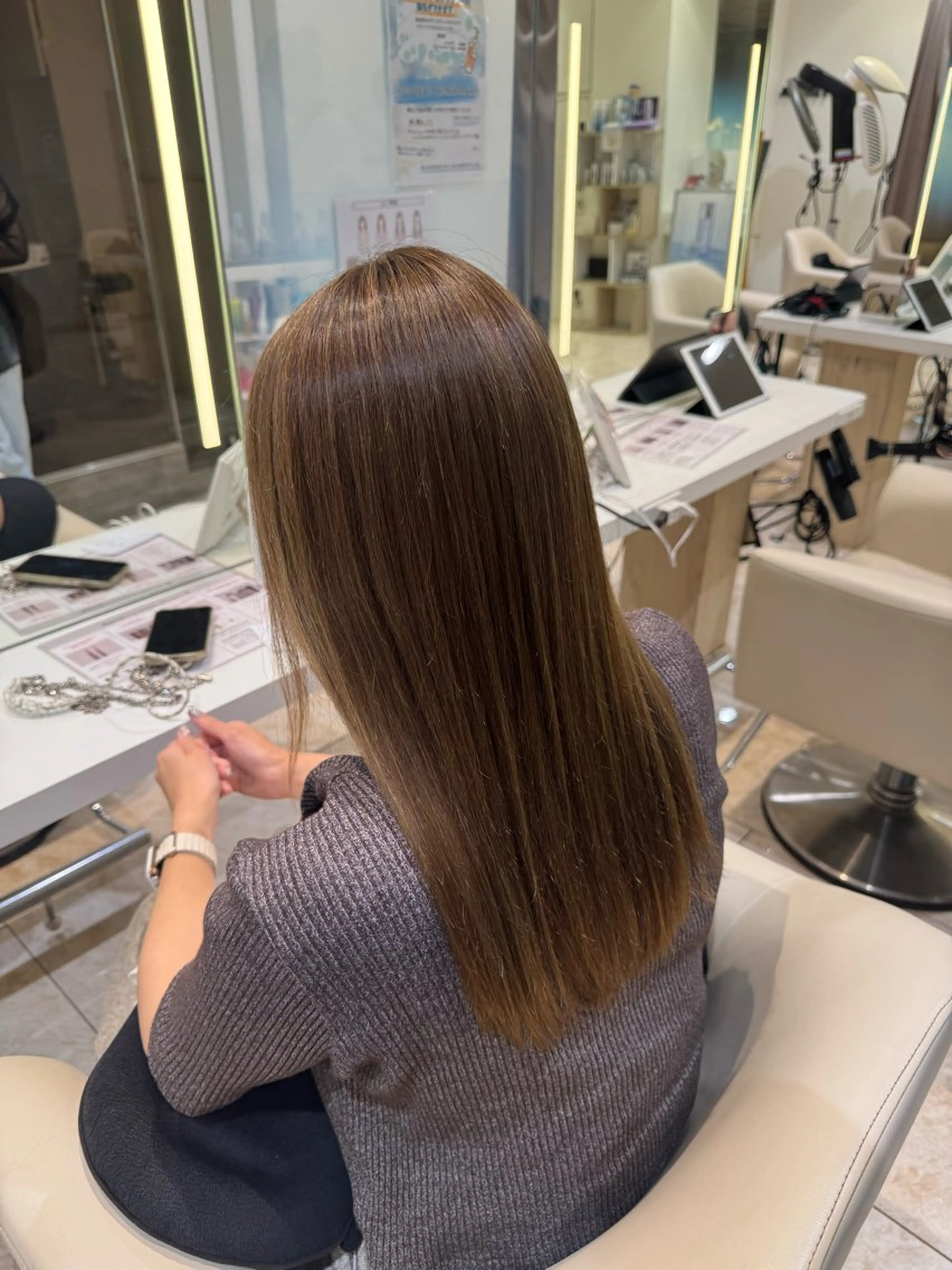 ロング カラー ボブ‪✂️ スパ🫧kurehaのヘアスタイル