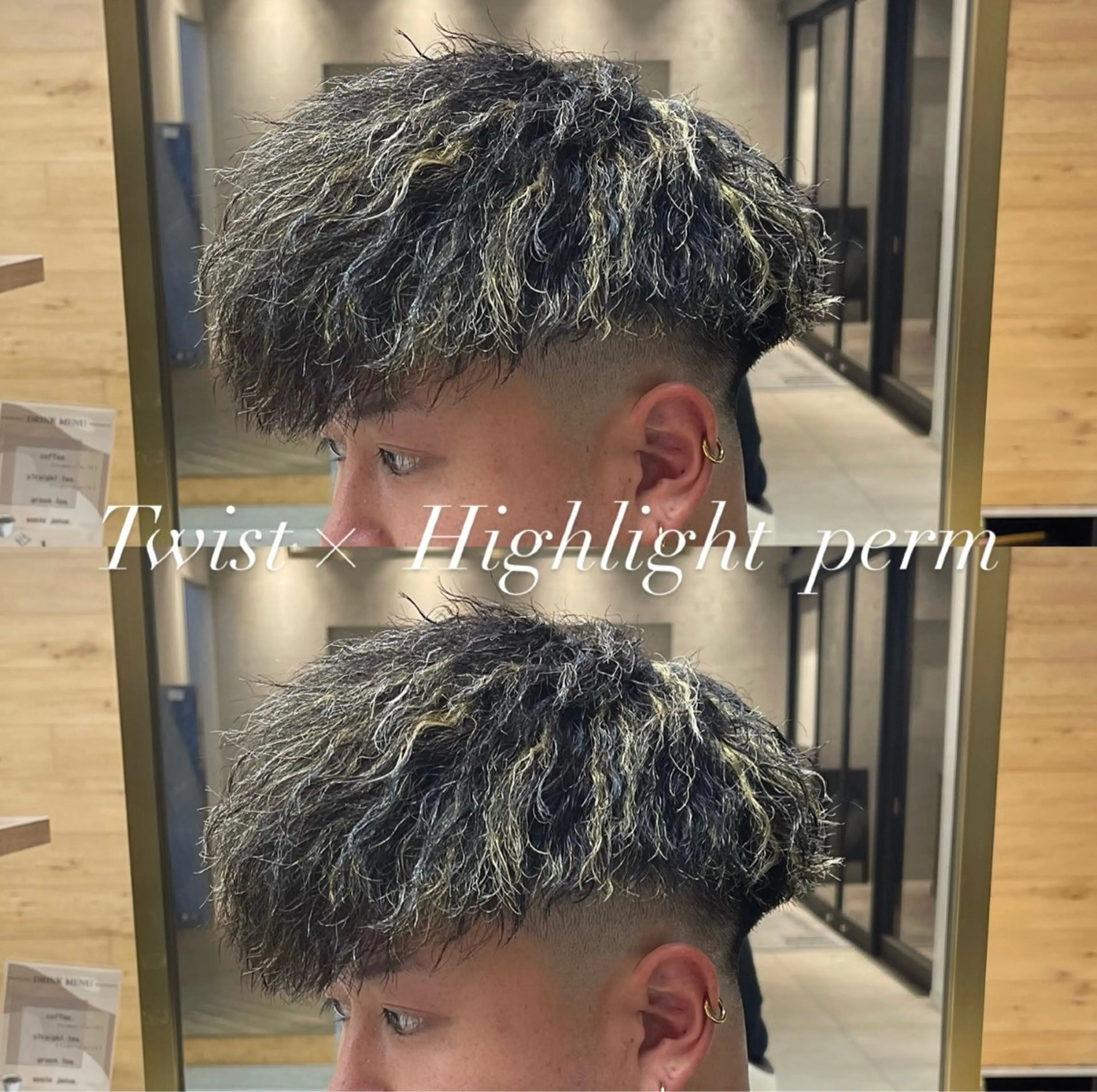 ショート カラー パーマ カット ヘアカラー パーマ 【再現性120%】 🔥龍也リュウヤ🔥のヘアスタイル