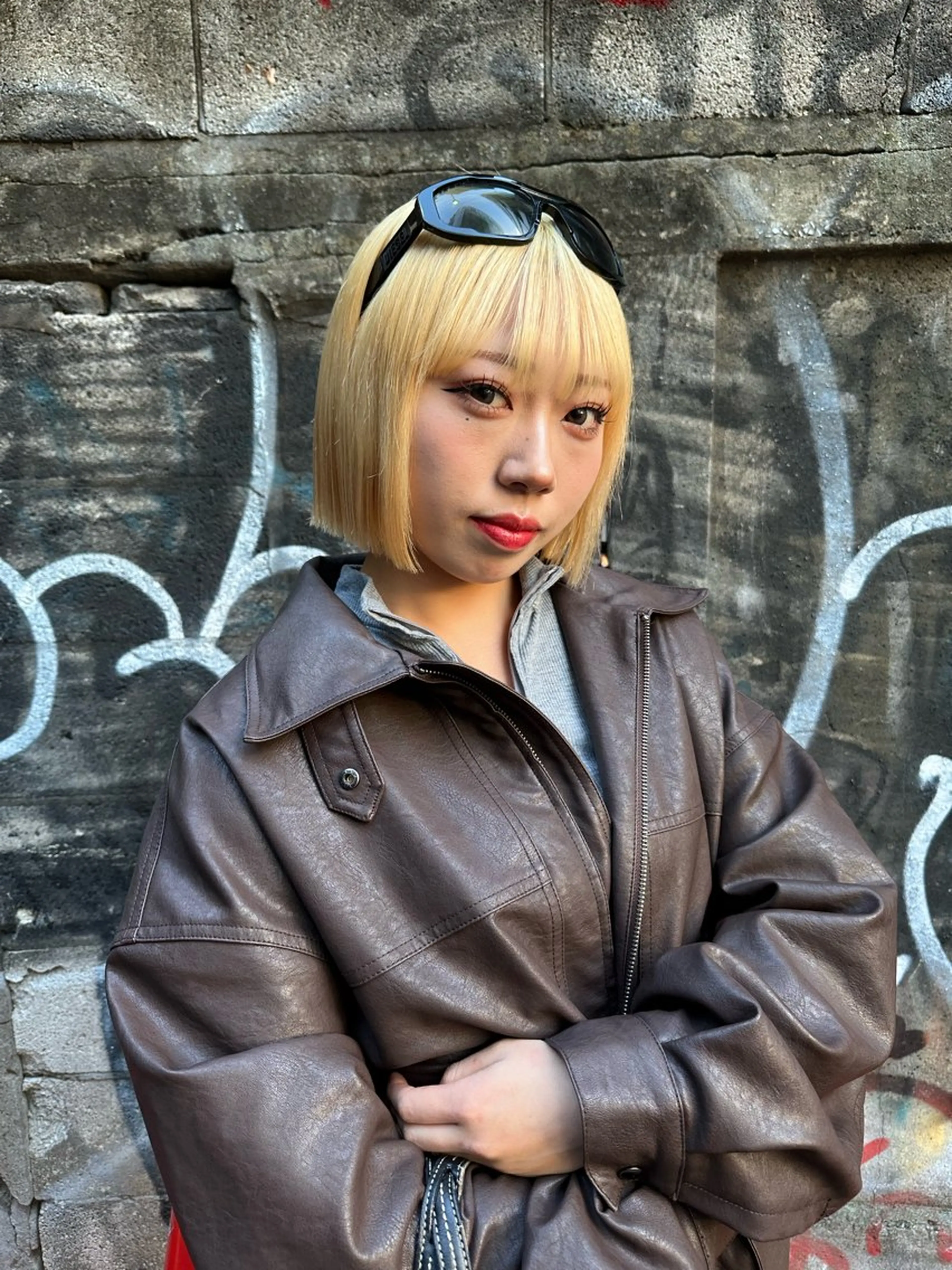 ミディアム ✴︎TO-MA✴︎ レッドカラー/透明感のヘアスタイル