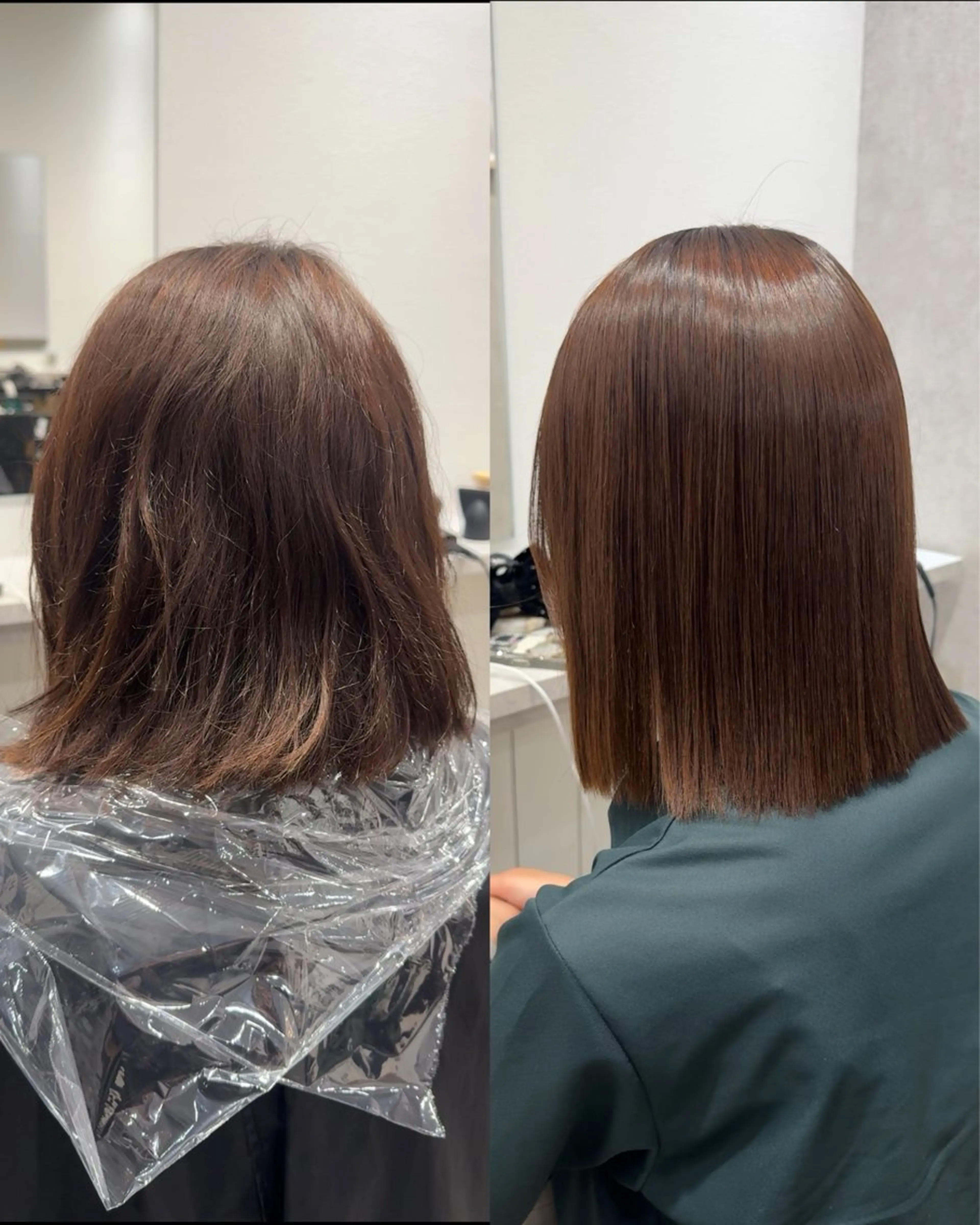 ミディアム 縮毛矯正 【Mimosa】 Irohaのヘアスタイル